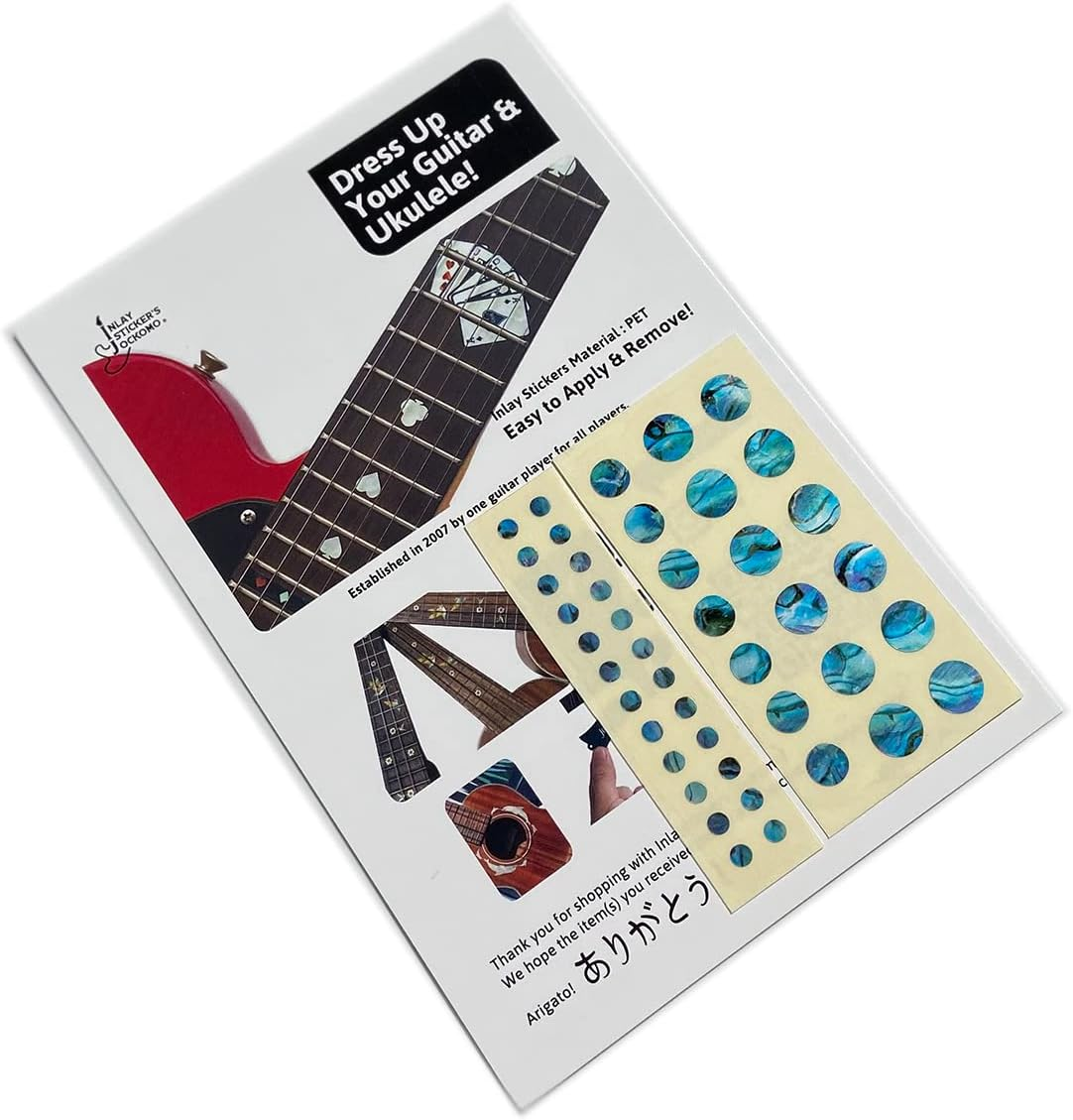 Fretboard Markers Inlay Sticker Decals for Guitar and Bass - Custom Dots Set-Ab image number 6