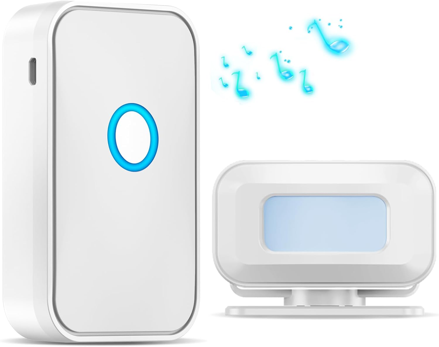 DAYTECH Motion Sensor Door Chime, Wireless Doorbell for Business Entry with 3 Working Modes Welcome Infrared Motion Sensor Detector Caregiver Reminder for Elderly, 1 Receiver 1 Detector image number 6