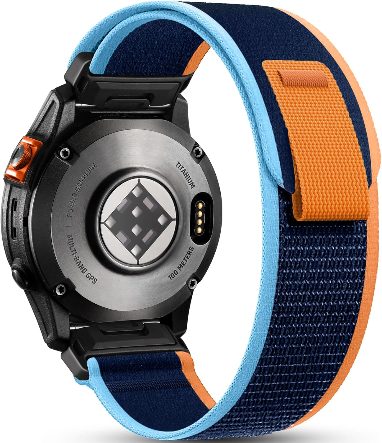 Ouwegaga Compatible with Garmin Fenix 8 51Mm/Fenix 7X/Fenix 6X/Fenix 5X Band, 26Mm Width Nylon Sport Watch Strap for Fenix 7X Pro/Fenix 6X Pro/Fenix 5X Plus/Fenix 3/3 Hr/Enduro 1 2 3/Instinct 3 50Mm - Black image number 7