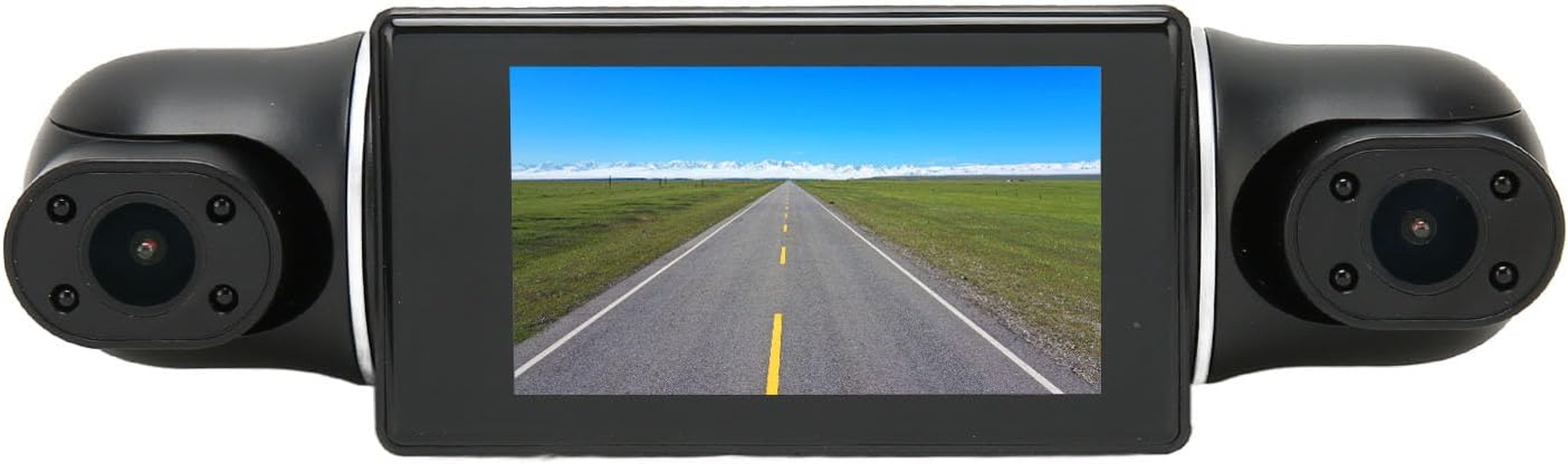 Dash Cam Front and Rear, 4 Channel Camera Car Recorder 3 Inch Display HD 1080P, IR Night Vision 360 Degrees Panoramic for Vehicle image number 3