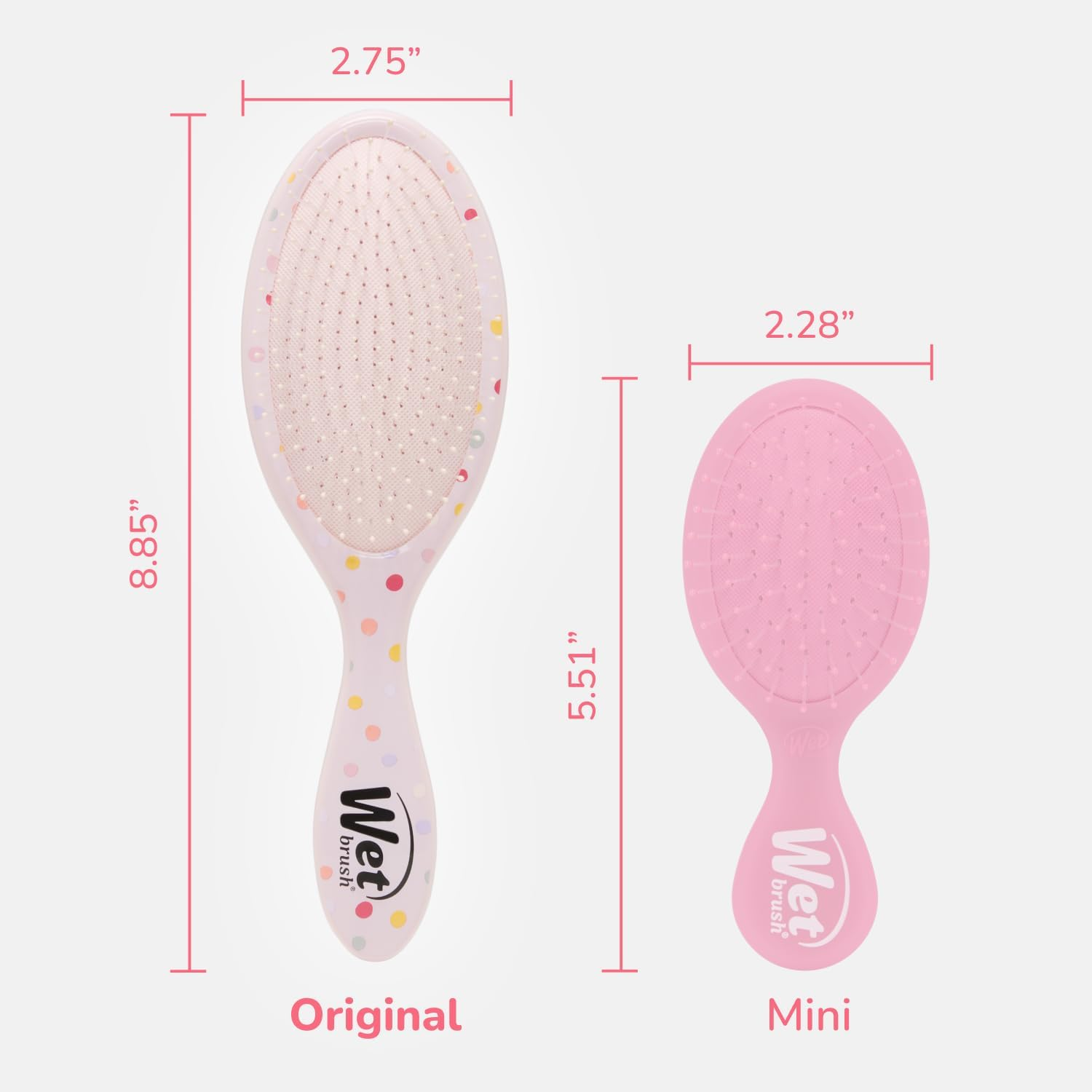 Wet Brush Original Detangling Hair Brush, Minnie (Hello Disney) - Ultra-Soft Intelliflex Bristles - Detangler Brush Glide through Tangles with Ease for All - for Women, Men, Wet & Dry Hair - Minnie image number 4
