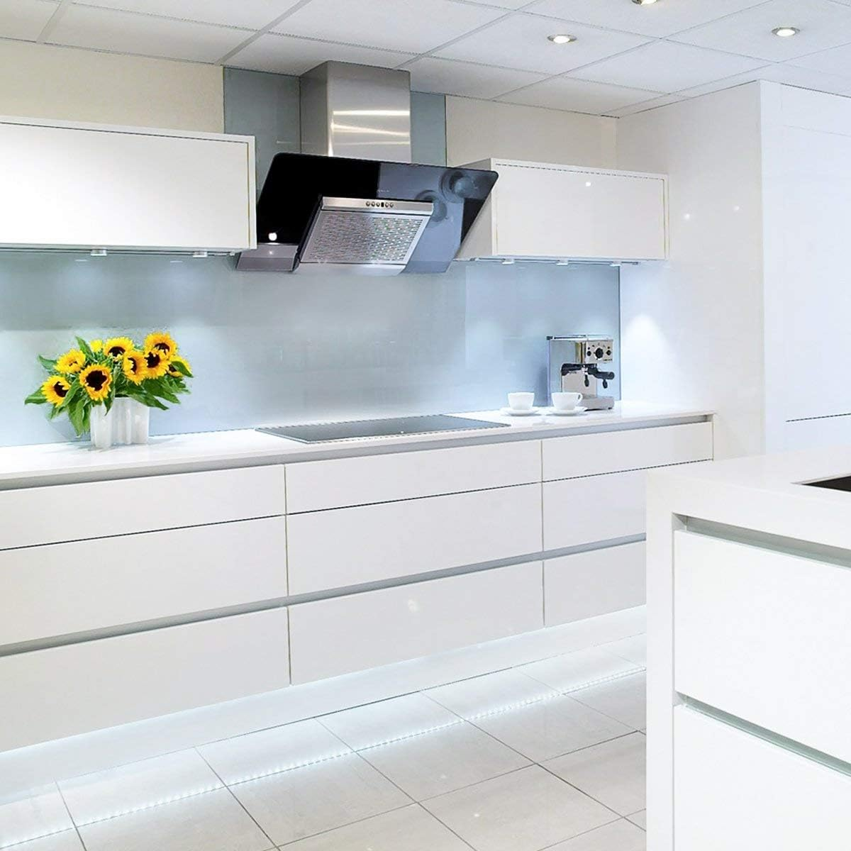 Lepro GU10 LED Bulbs, Cool White 5000K, 4W 345Lm Energy Saving Light Bulbs, 32W Halogen Spotlight Equivalent, 100&deg; Beam Angle, AC 220V-240V, Non-Dimmable, Pack of 5 image number 5