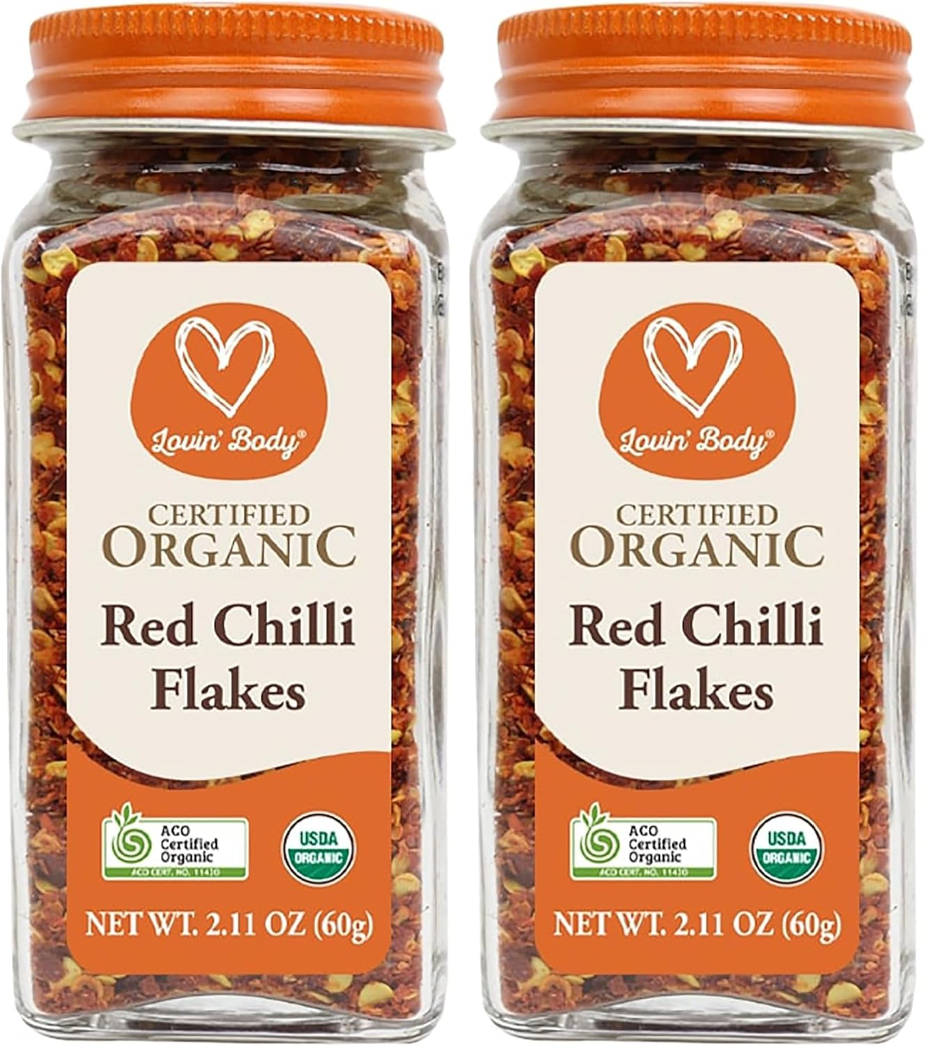Lovin' Body Organic Red Chilli Flakes 53 G image number 1