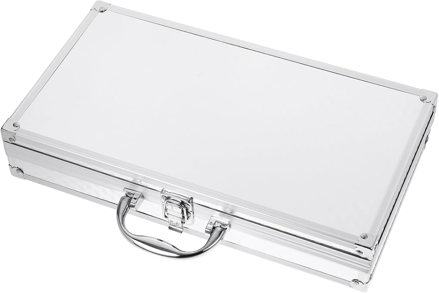 Generic Portable Aluminum Alloy Tool Box Shockproof Carrying Case Handle Small Size for Instruments and Dj Gear Storage Sturdy Metal Briefcase for Travel and Organization image number 5