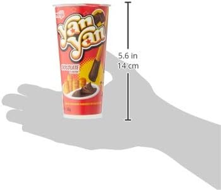 Meiji Yan Yan Chocolate Flavor Biscuits Stick 44G image number 2