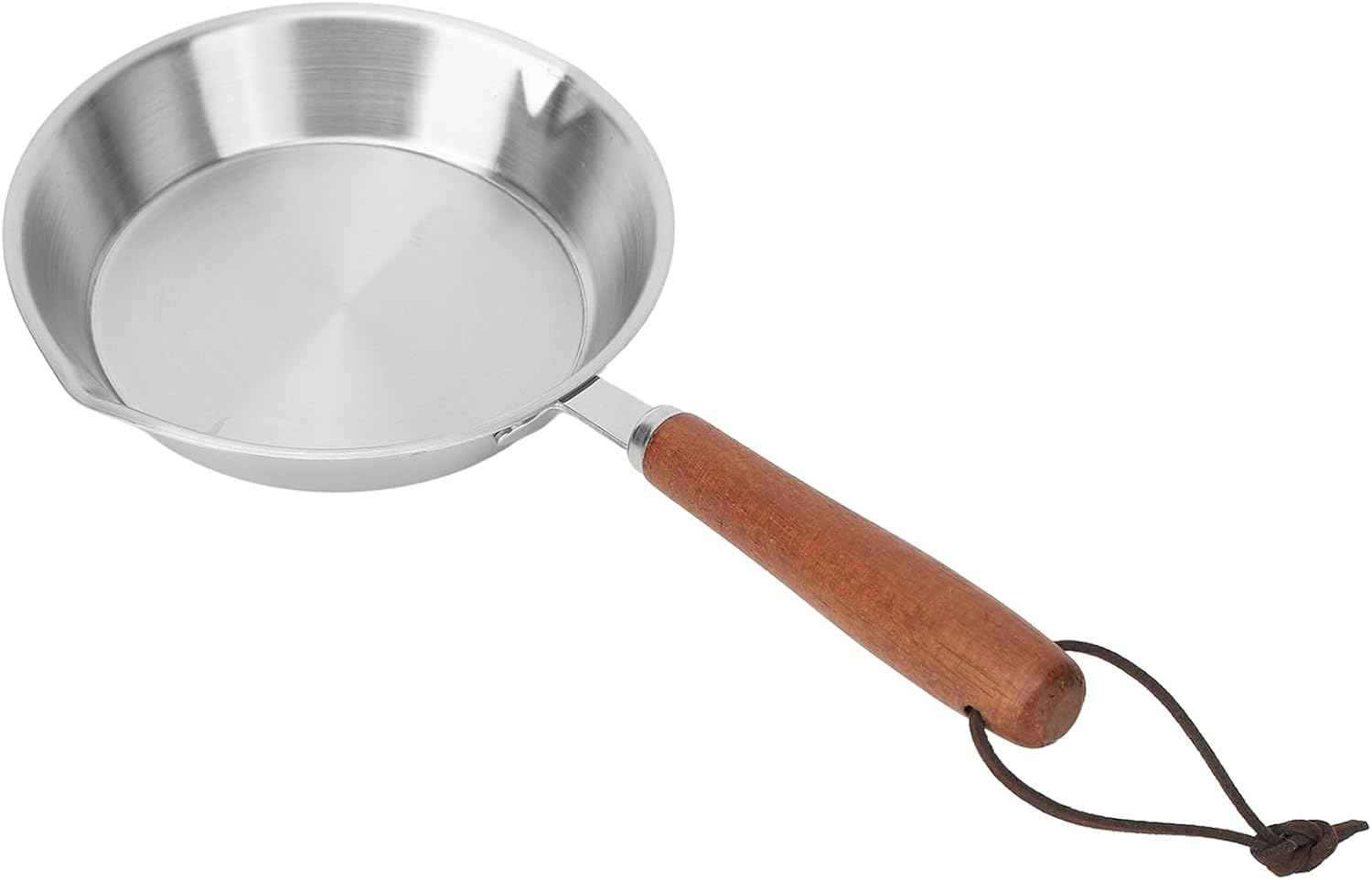 Stainless Steel Fry Pan with Even Heating Bottom for Restaurant and Home Cooking, Non Stick Egg Pan for (12CM) (16CM) image number 6