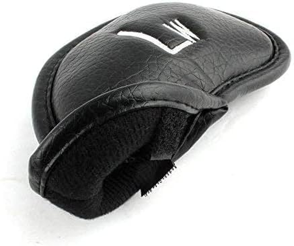 Golf Iron Head Cover Set of 12 Pieces, Thick Synthetic Leather Golf Covers Fits All Brands image number 3