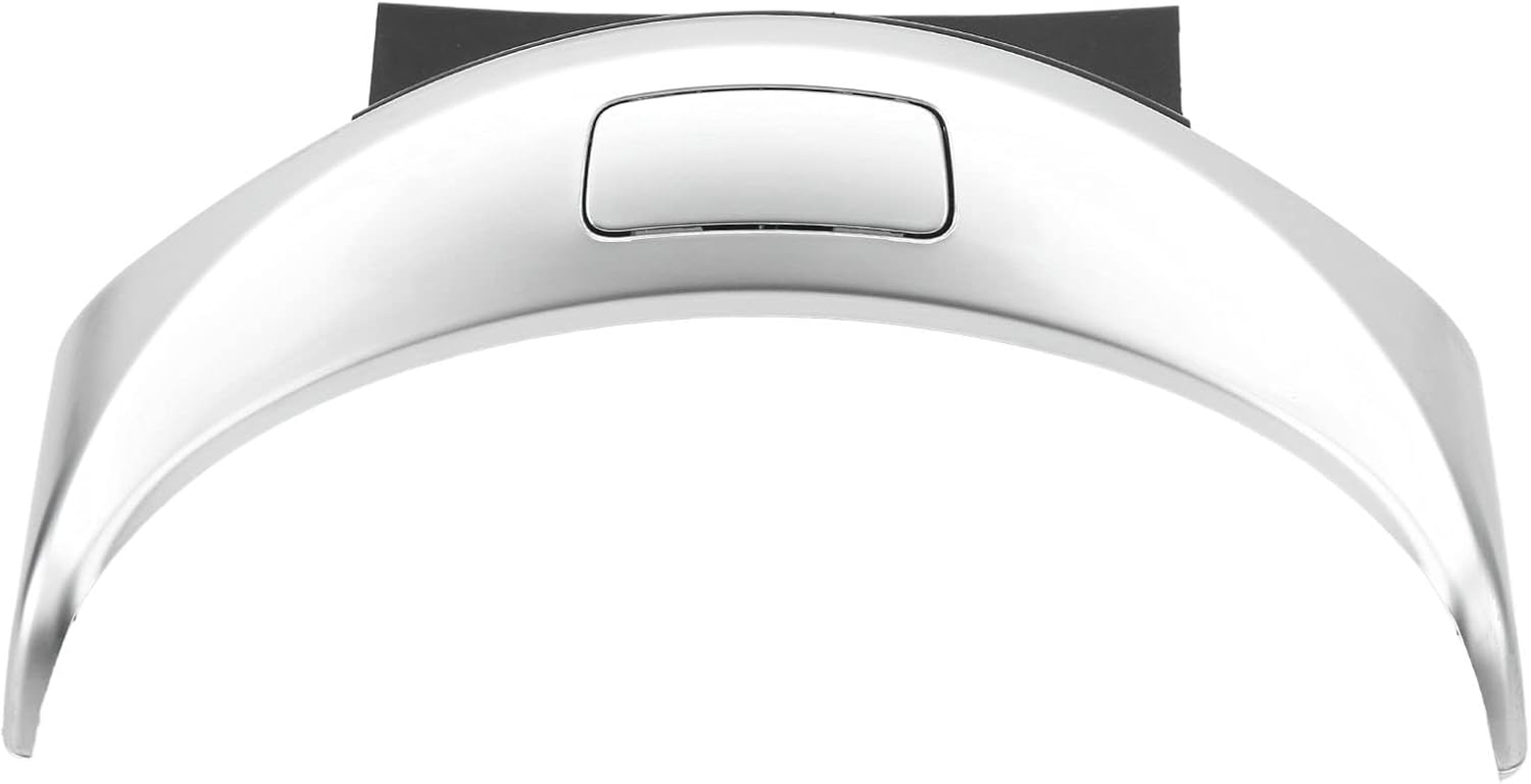 Center Console Armrest Storage Box Release Button Switch Cover, 2056803407 2056803307 Car Interior Protective Cover Trim for Benz W205 C200 C250 C300 C400 W253 GLC260 GLC200 GLC300 (Silver)