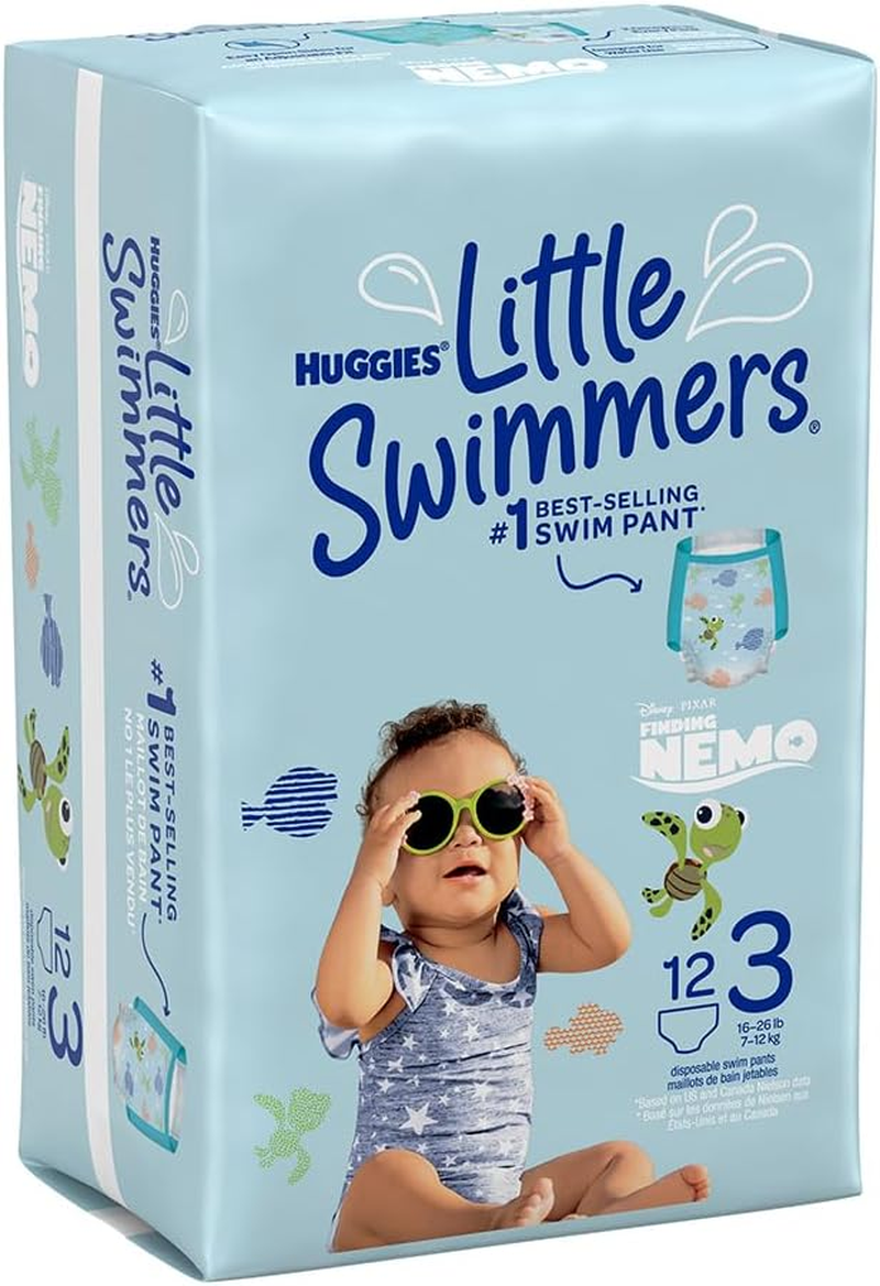 Huggies Little Swimmers Nappy Pants Small (7-12Kg) 12 Count