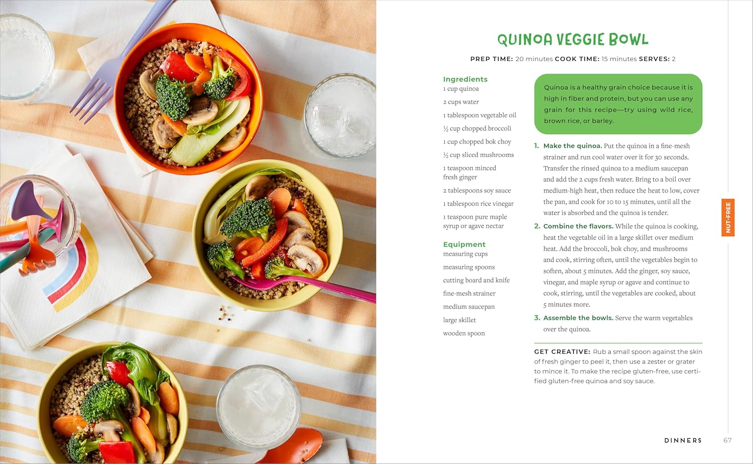 The Vegetarian Cookbook for Kids: Easy, Skill-Building Recipes for Young Chefs image number 1