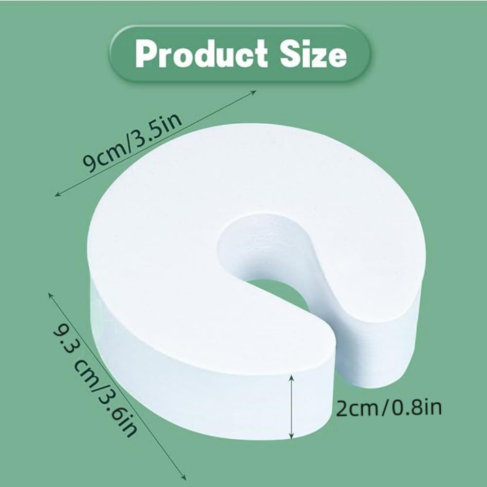 6Pcs Door Pinch Guard,Door Slam Stopper,Soft Foam Door Slam Stopper Safety,Finger Protectors, Made of Soft Foam to Keep Door Open,Prevent Finger Pinch Injury, Baby Safety Finger Guards image number 1