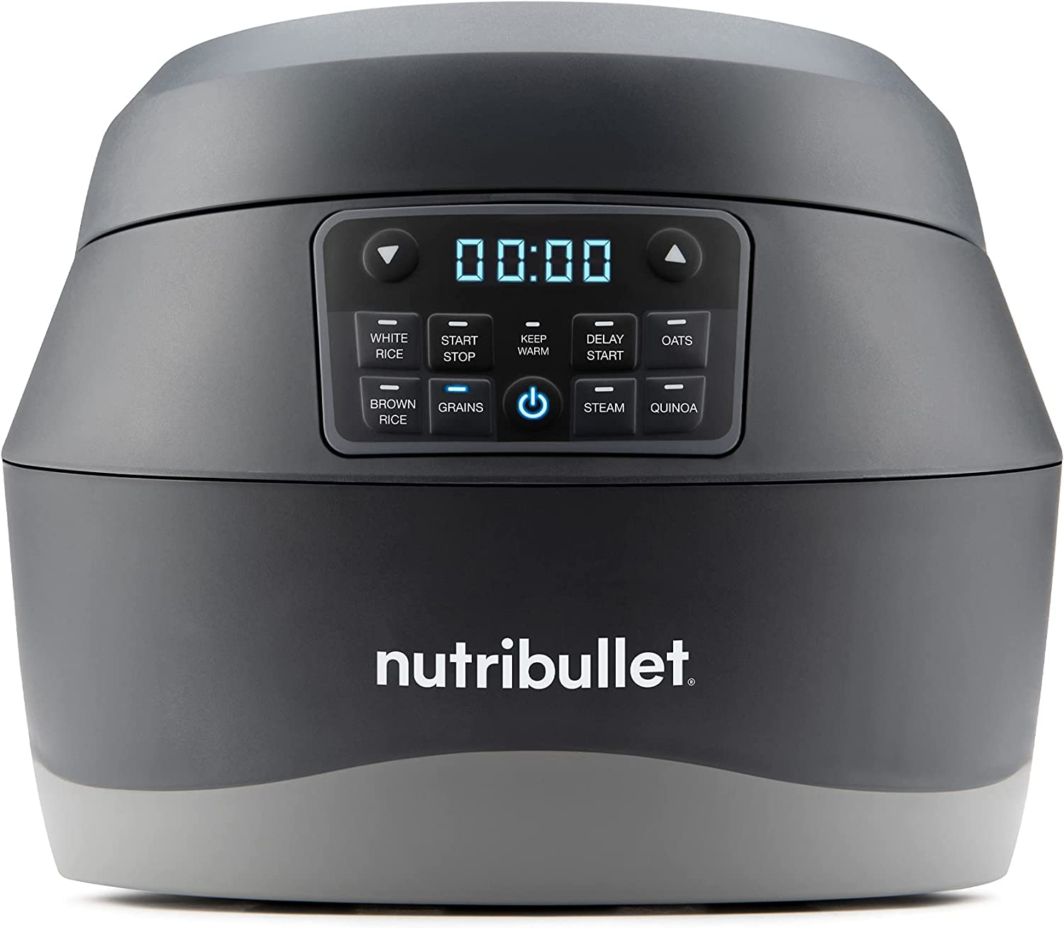 Nutribullet Everygrain Rice Cooker, Dark Grey, Rice Cooker, Grain Cooker, 10 Cup Capcity, 5 Cooking Modes for Different Types of Rice and Grains (NBG07100) image number 3