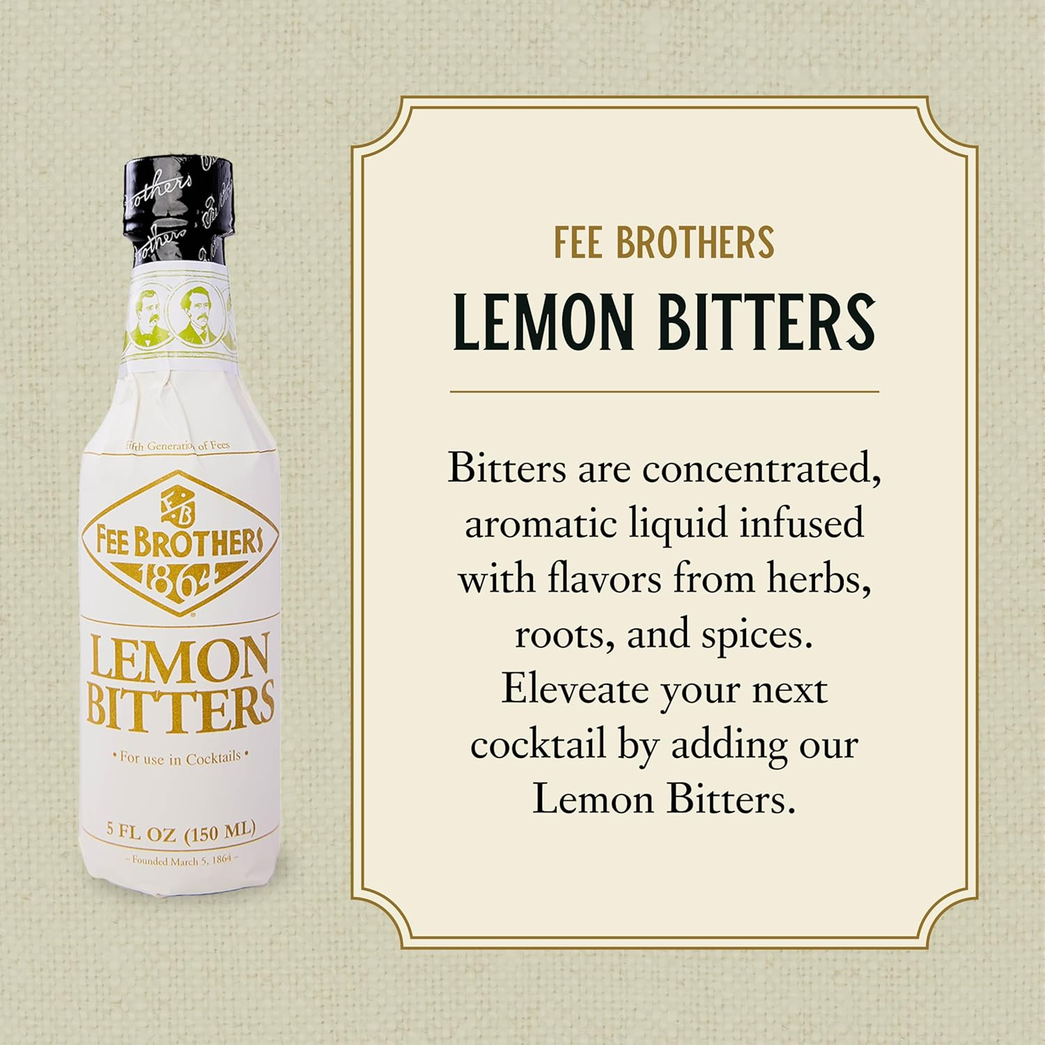 Fee Bros Bitters Lemon 150Ml image number 3