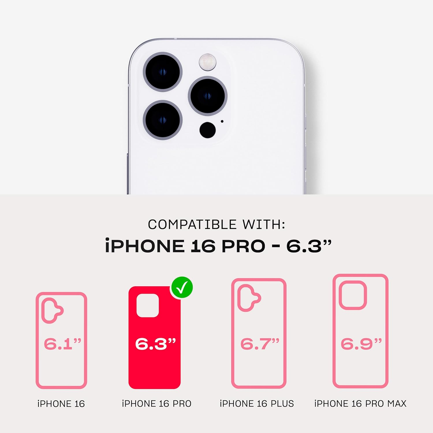 Tech21 Evocrystal for Iphone 16 Pro - Compatible with Magsafe - Impact Protection Case 15X Military Standard Tested - in Black - Clear image number 3