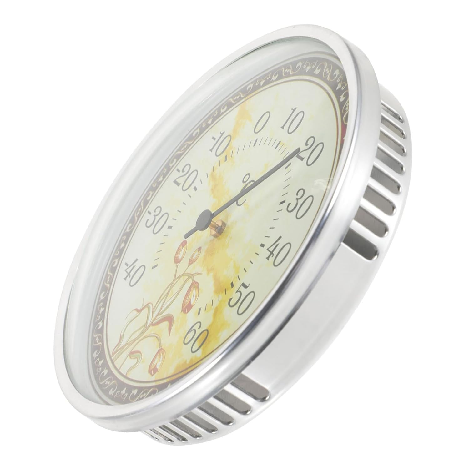 High Precision Wall-Mounted Indoor Thermometer with Tulip Design Lightweight and Temperature Gauge for Sauna Nursery and Home Use image number 1