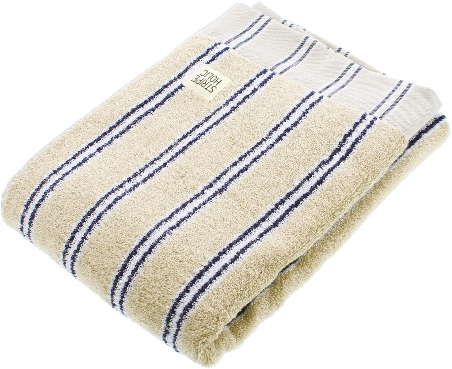 Tanaka Sangyo Imabari Towel, Bath Towel, Made in Japan, Blue, Approx. 23.6 X 47.2 Inches (60 X 120 Cm)