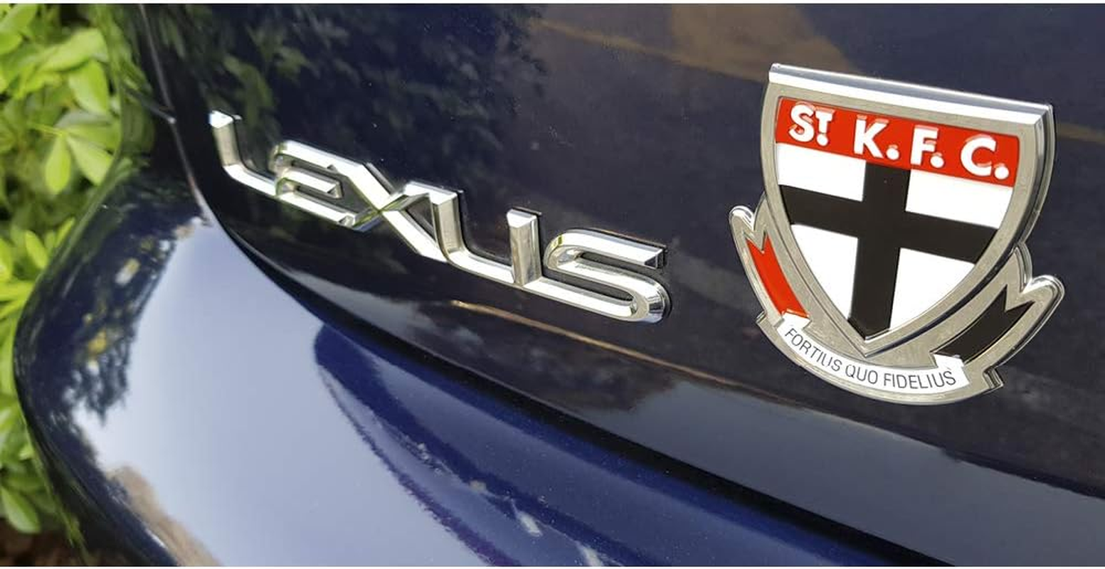 Fan Emblems St. Kilda Saints 3D Chrome AFL Supporter Badge image number 1