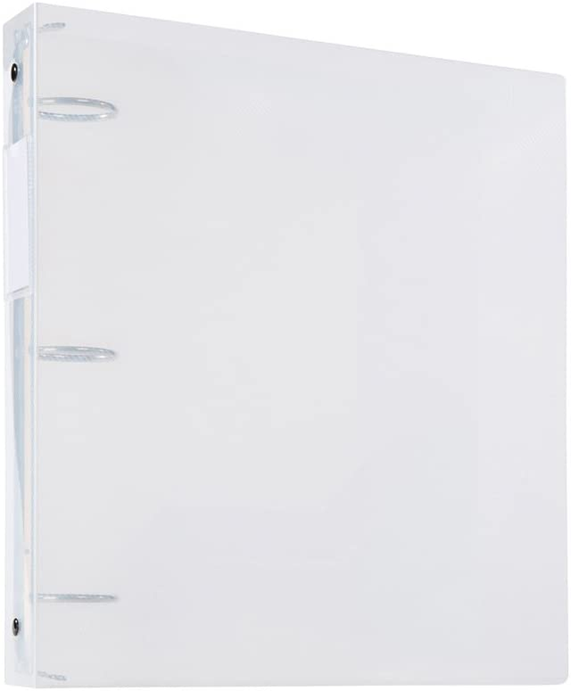 Filexec Products 1-Inch 3 Ring Binder, Clear, Pack of 2 (50297-64223)