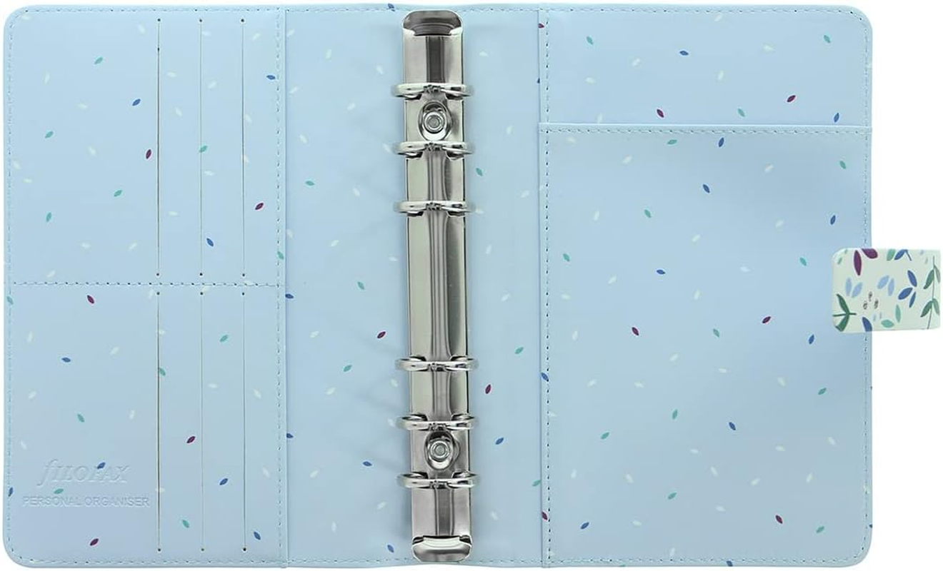 Filofax Garden Personal Organiser Sunrise Diary, Black/Green image number 1