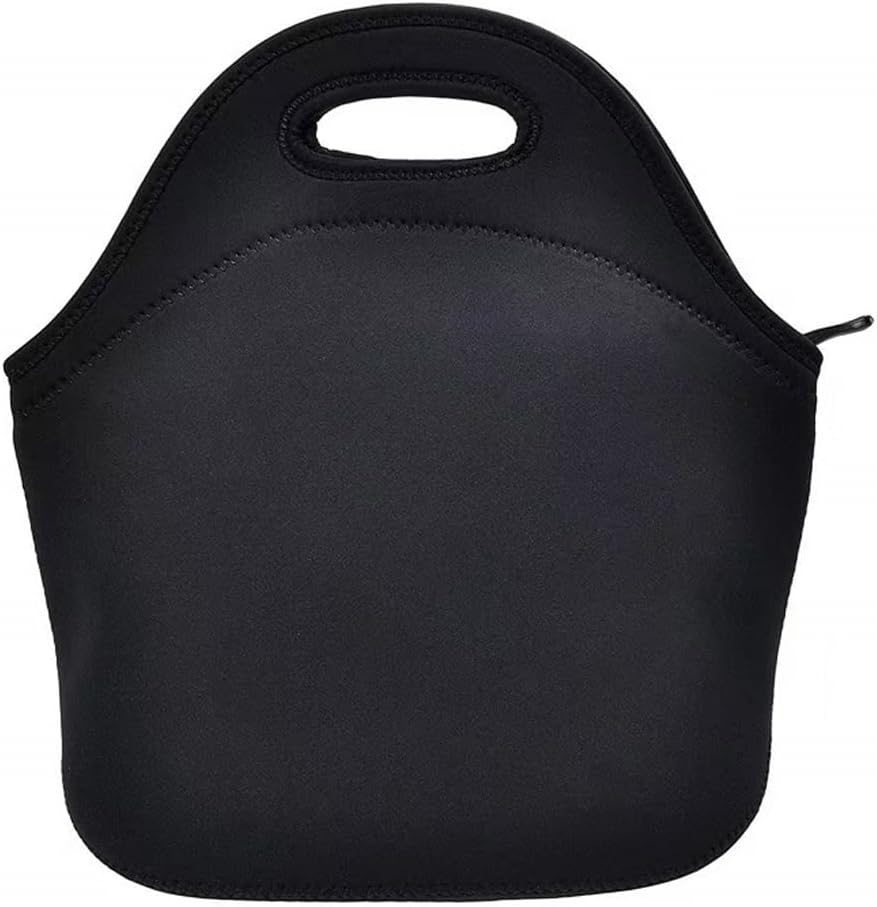 Insulated Neoprene Lunch Bag Gourmet Tote Cooler Warm Pouch for School Work Office (Blue)