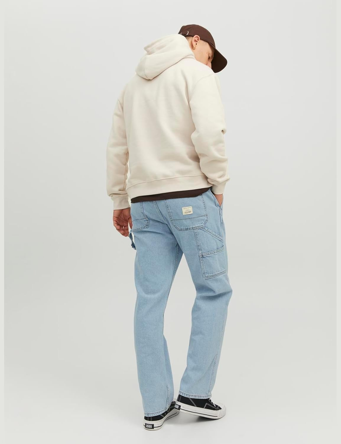 JACK & JONES Eddie Utility MF 491 Male Loose Fit Jeans image number 3