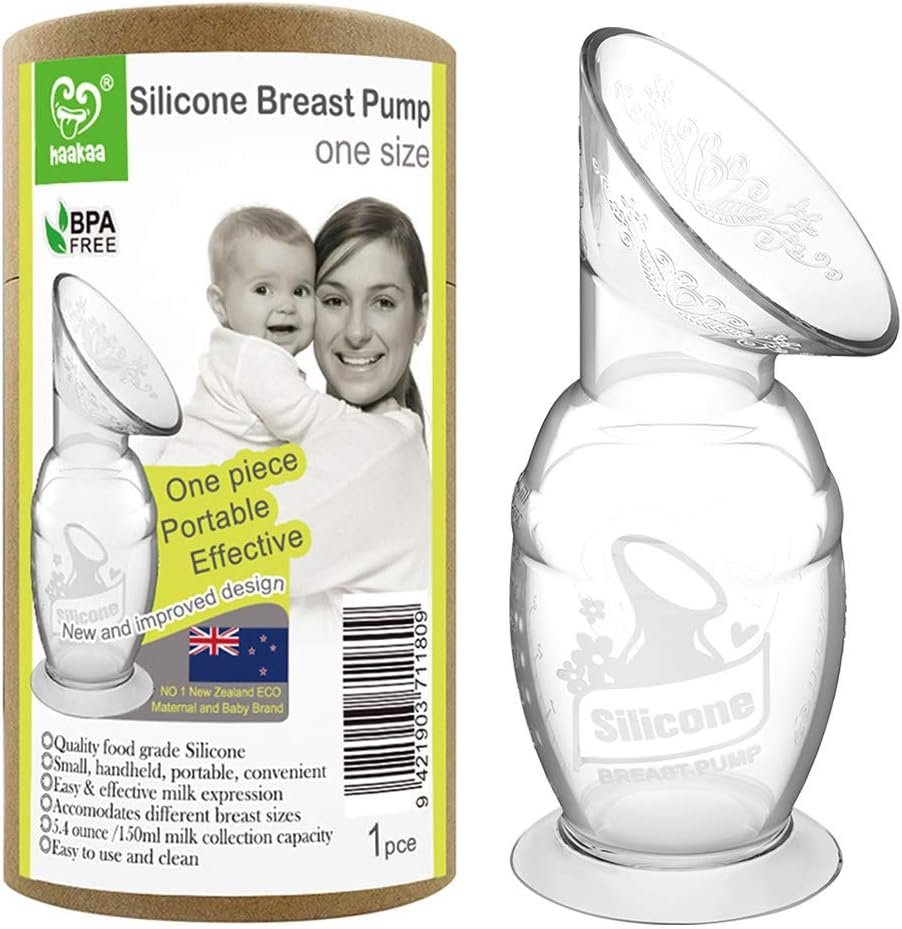 Haakaa Manual Breast Pump with Suction Base Breastmilk Collector Breastfeeding Pump image number 5