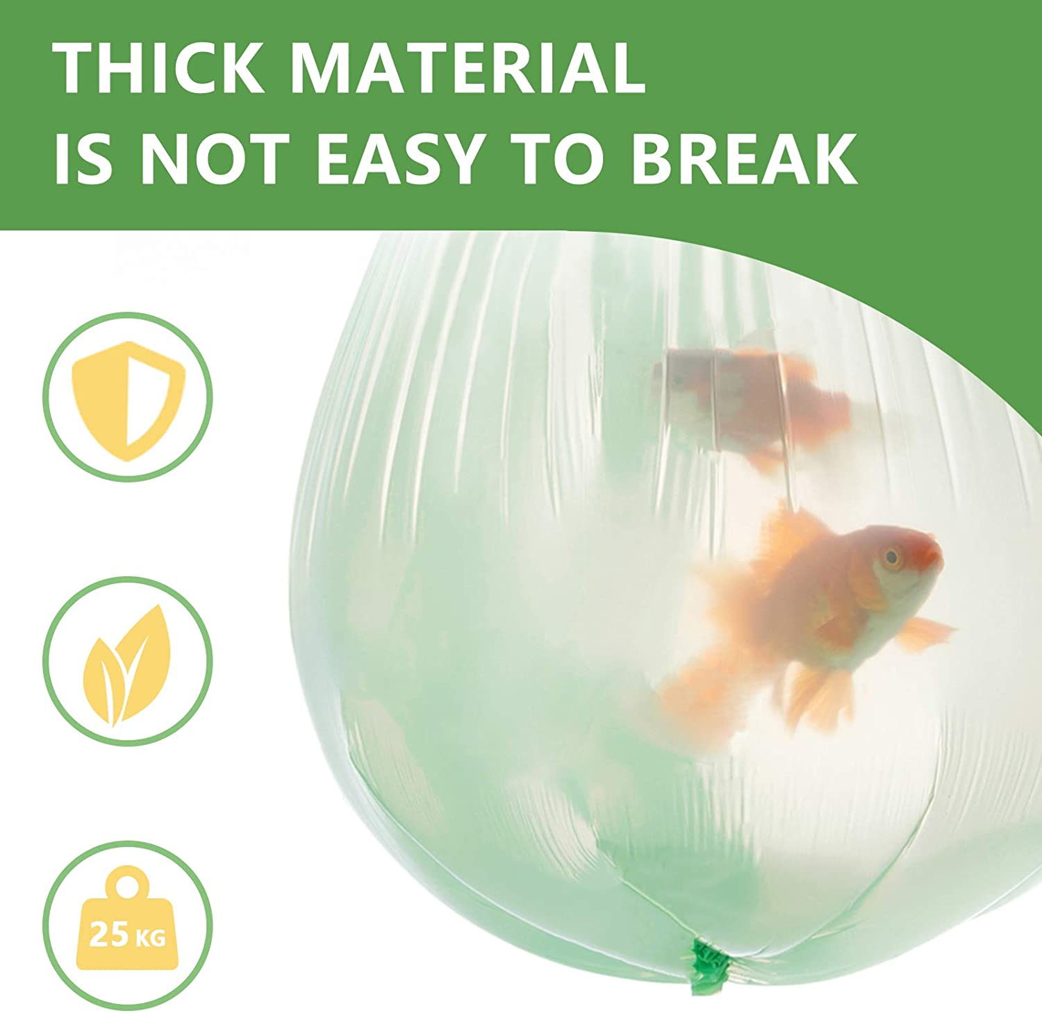 Keep It Fresh Produce Bags Reusable Freshness Green Bags for Fruits & Vegetables,Food Storage Bags Keeps Fruits, Vegetables and Cut Flowers,Fresh Longer image number 5