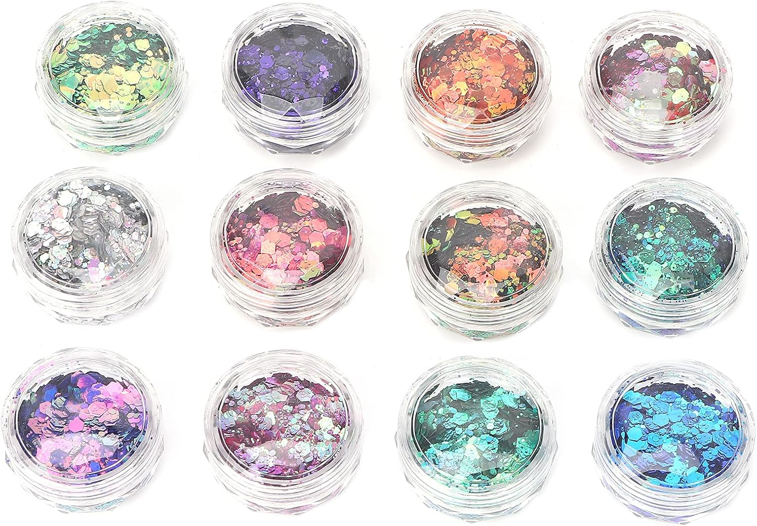 Glitter Nail Art Mixed Iridiscent Capo image number 1