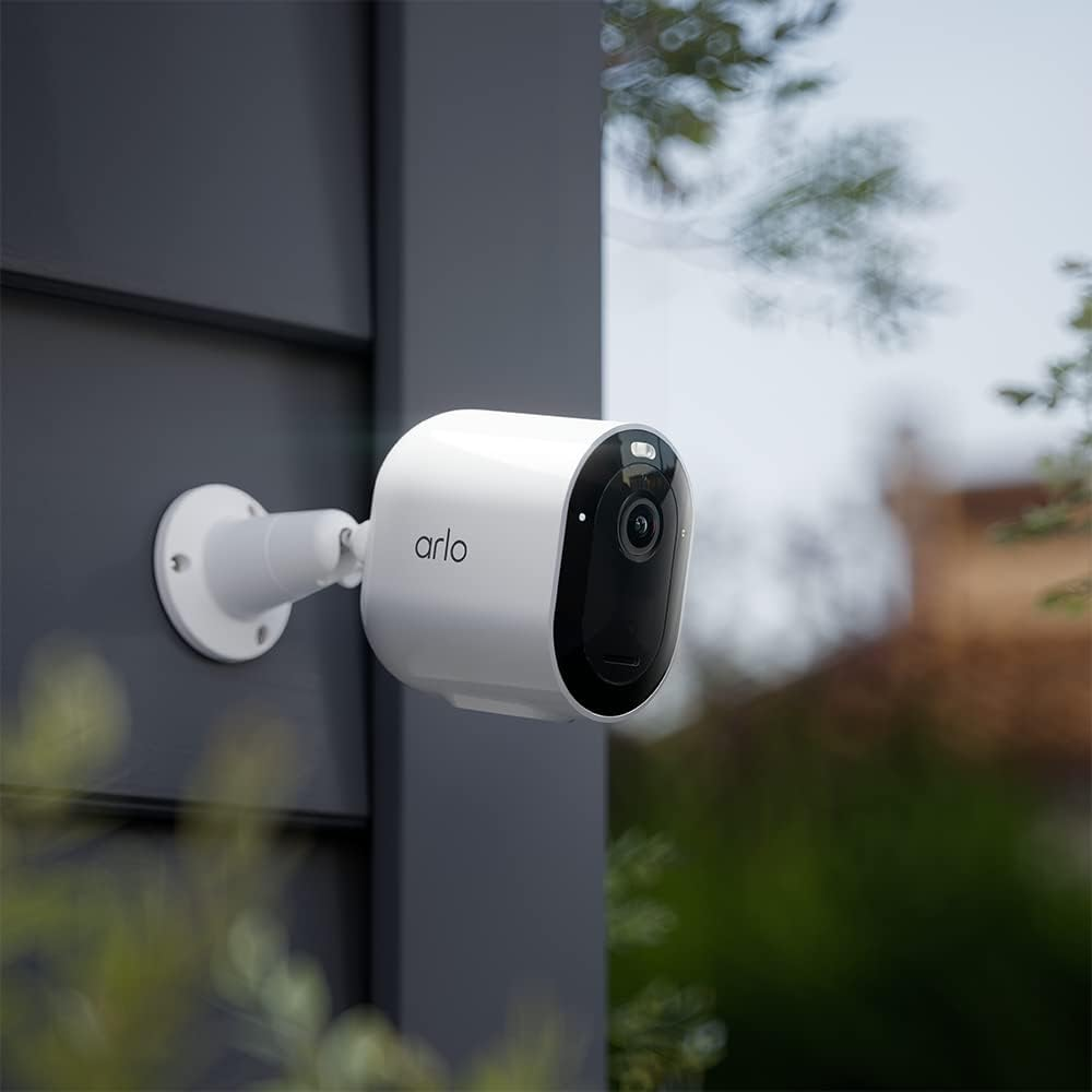 Arlo Pro 5 2K Spotlight Wire-Free Camera| 2 Camera | 2K Video with HDR | Indoor/Outdoor Security Cameras |Color Night Vision |160&deg; View|Compatible with Alexa | Home Security | White (VMC4260P-100AUS) image number 3