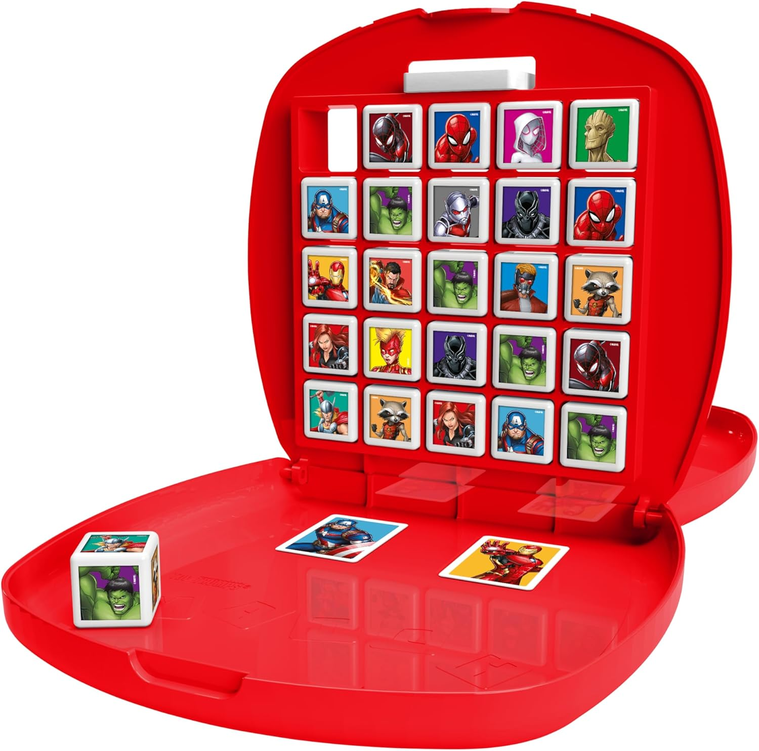 Top Trumps Match Marvel the Crazy Cube Game - Competetive, Strategic & Logic Board Game - Match 5 in Row Marvel Heroes! - 2+ Players Aged 4+ image number 2