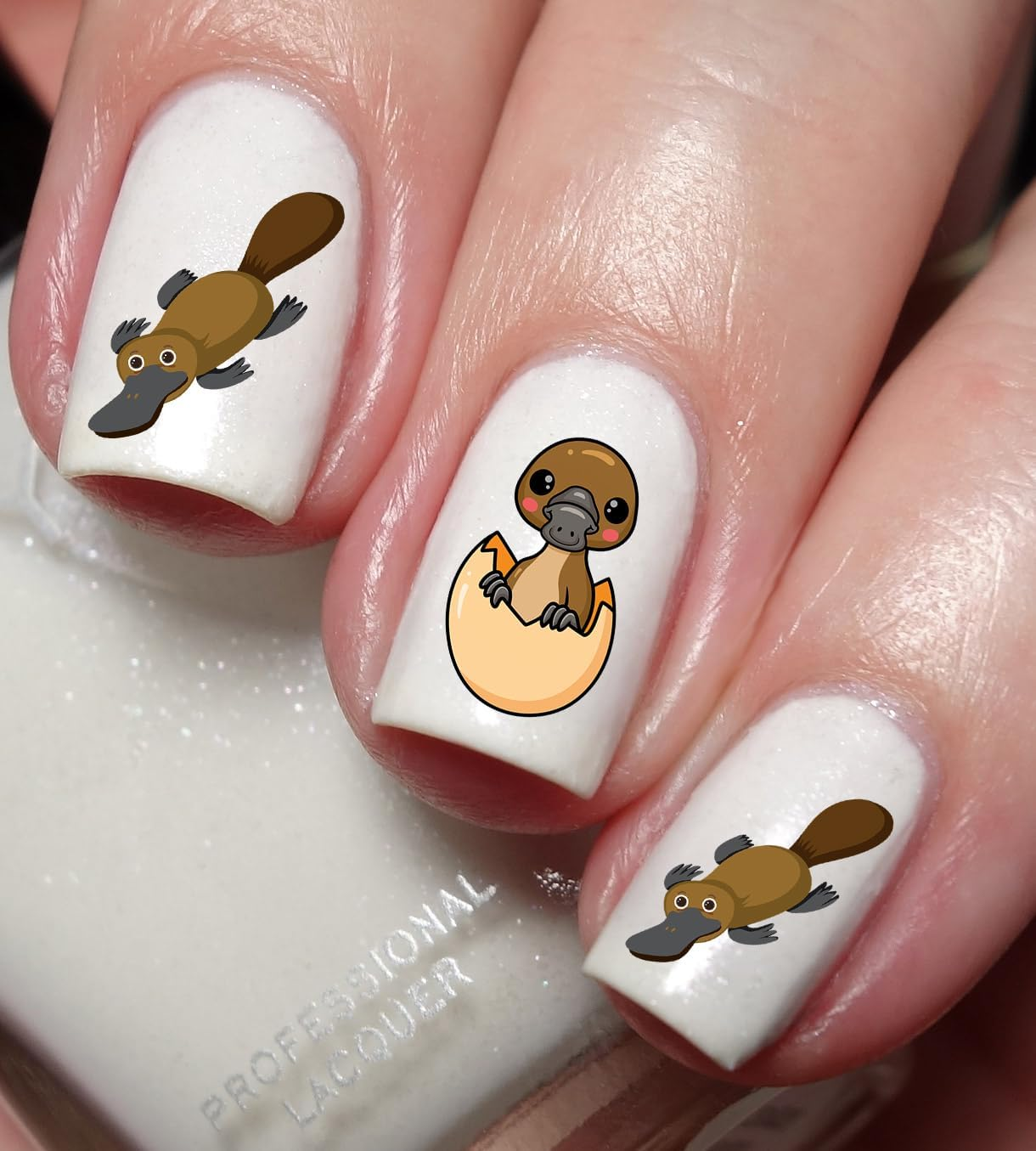 Platypus Nail Art Decal Sticker image number 4