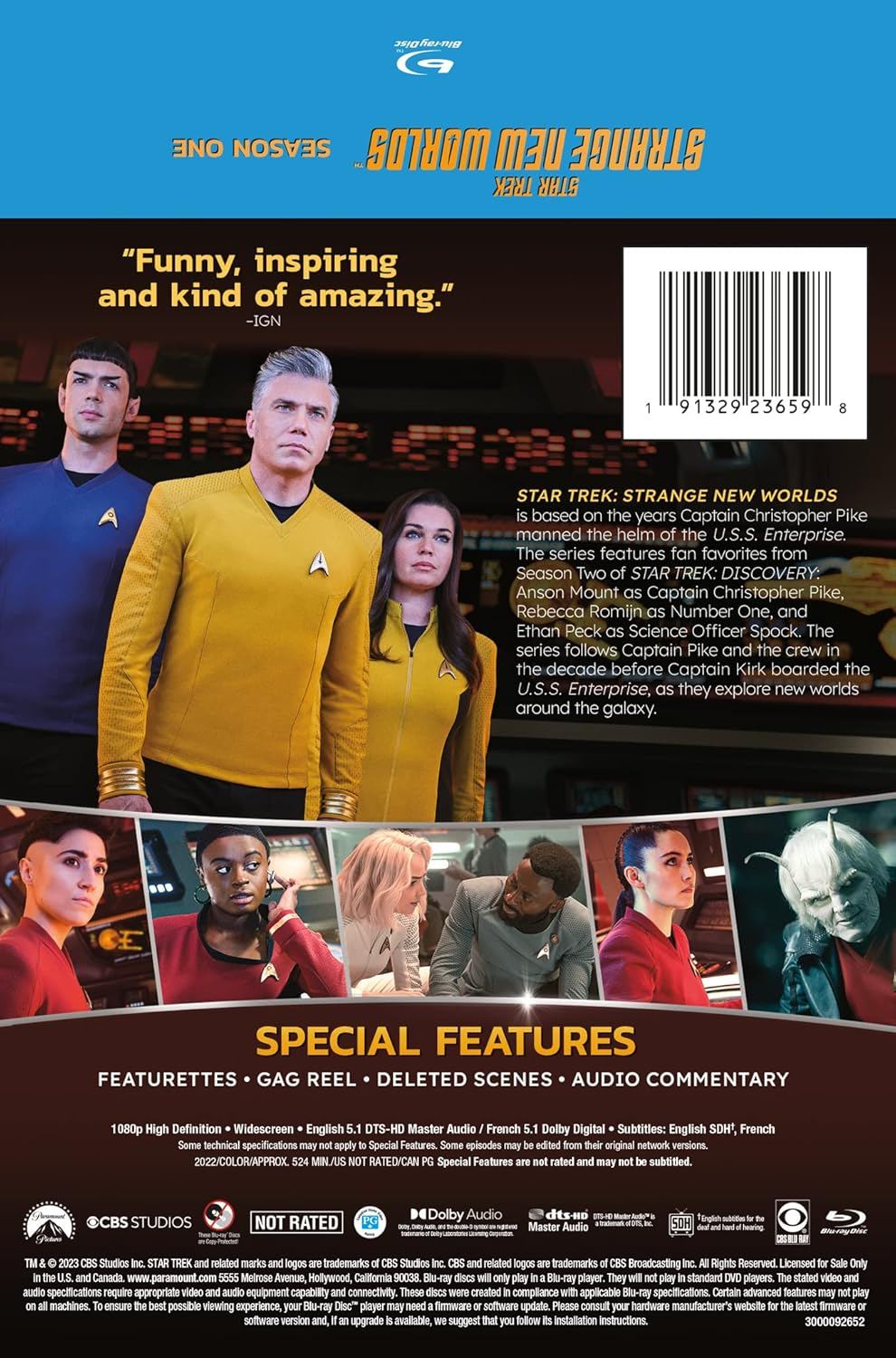 Star Trek Strange New Worlds: Season One (Steelbook) image number 2