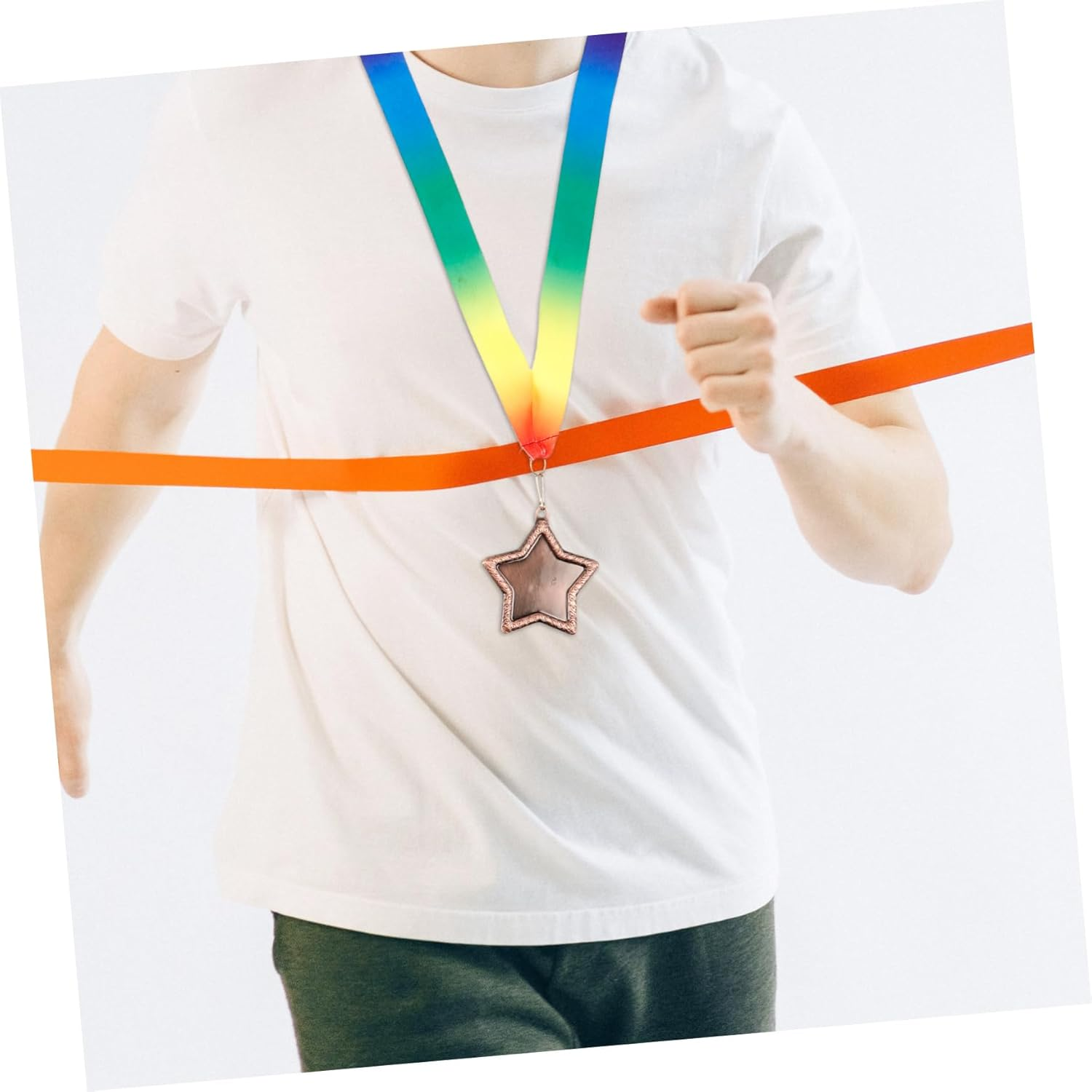 BESPORTBLE 3Pcs Champions Award Medals Kit Gold Silver Bronze Medals Hanging Lanyard for Parties Ceremonies image number 5