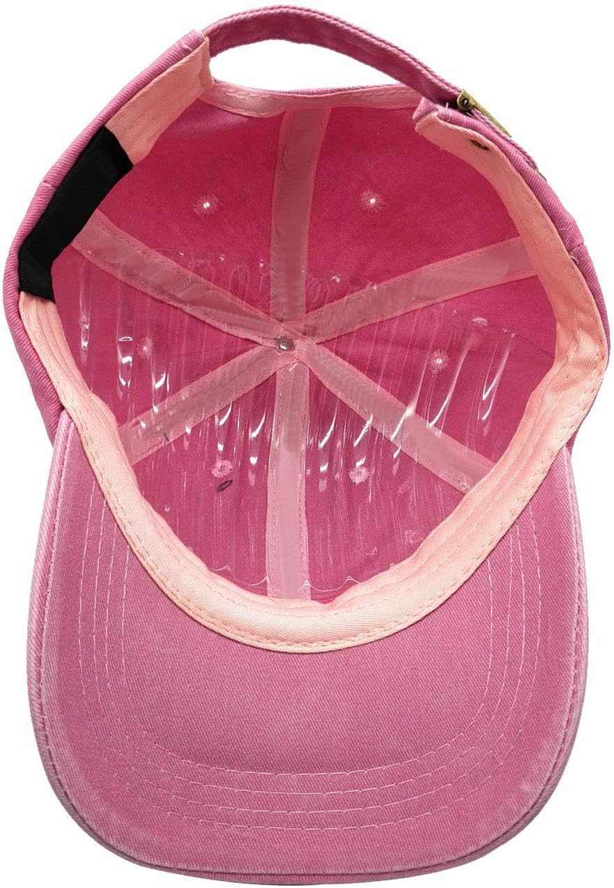 Women'S Embroidered Dog Mom Hat Adjustable Washed Denim Baseball Cap image number 6