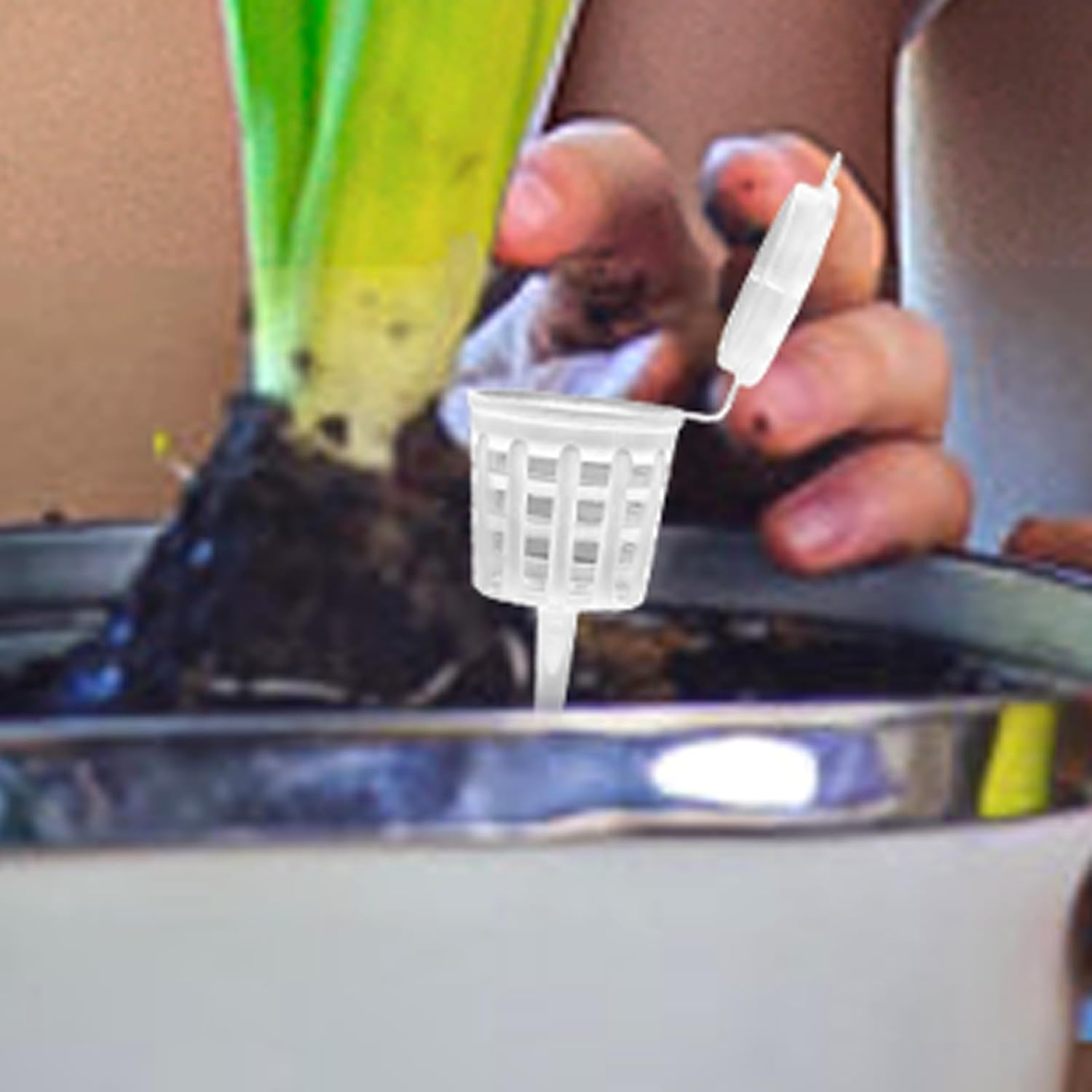 Bonsai Fertilizer Box | Fertilizer Baskets with Lid - Plant Planting & Care Supplies for Orchid Flower Plant Succulent Garden image number 5