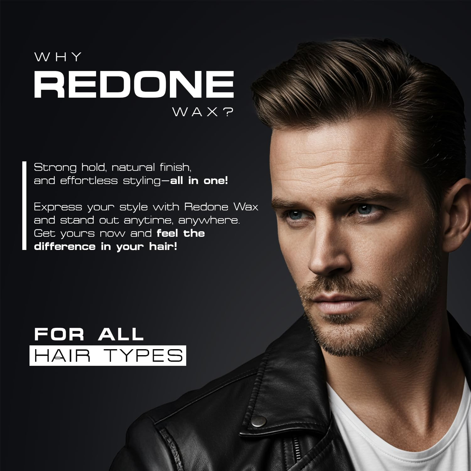 Redone Creative Hair Pomade Wax 100Ml | Strong Hold | Matte Look | Styling Excellence in a Tin Case | Travel Size | Pomade Hair Styling Wax image number 3