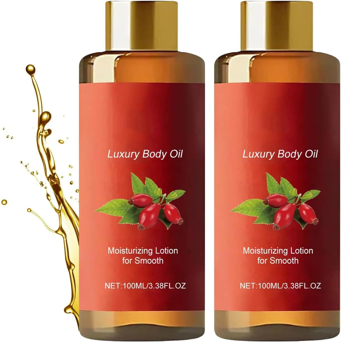 Luxury Body Firming Oil, Skin Tightening & Hydrating for Arms Thighs & Abdomen, after Shower Massage Oils, Gua Sha Body Oil, Moisturiser for Silky Smooth Skin, Gentle Formulated (3PCS)