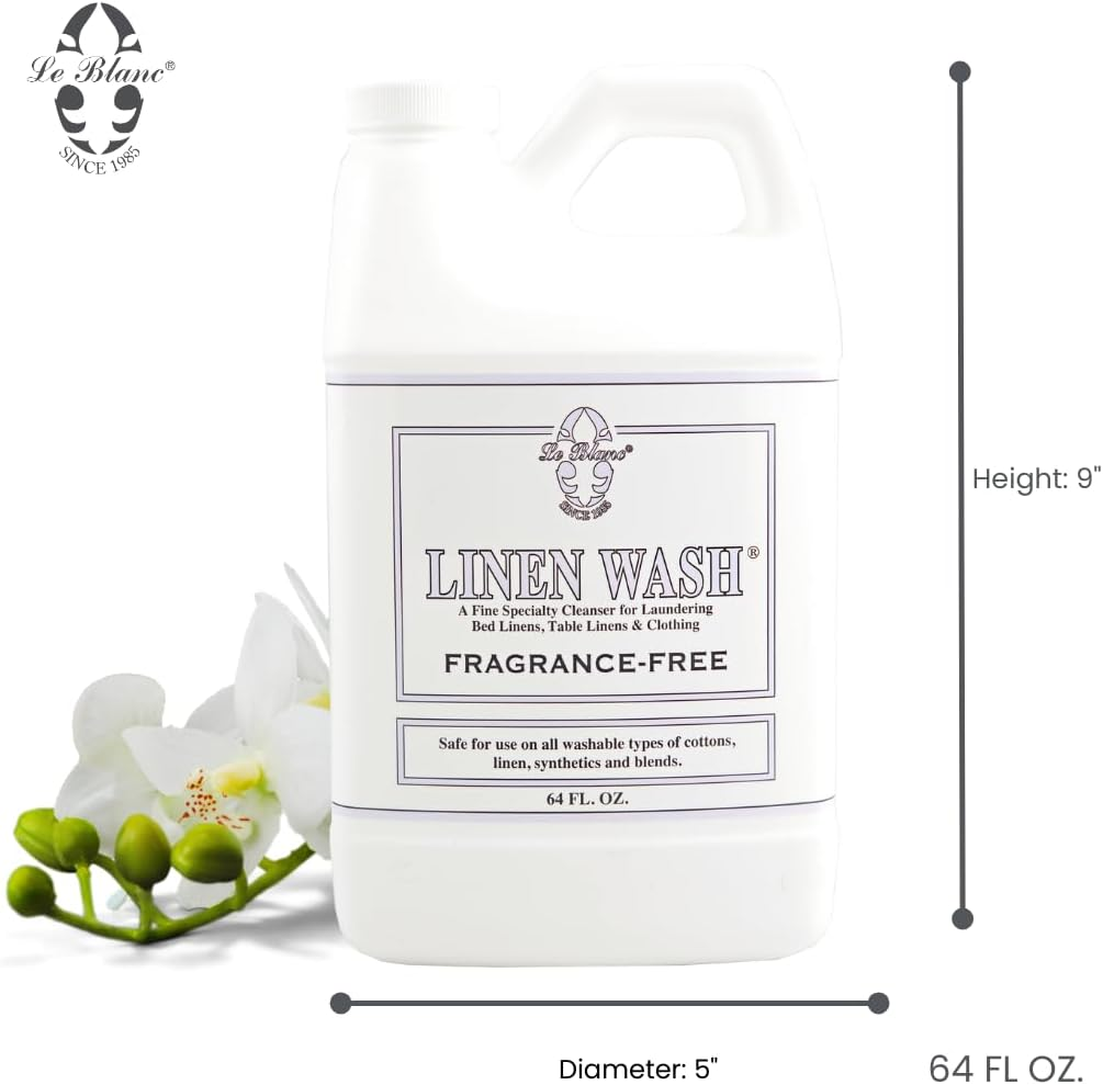 Le Blanc Fragrance Free Linen Wash - 64 FL. OZ, One Pack image number 5