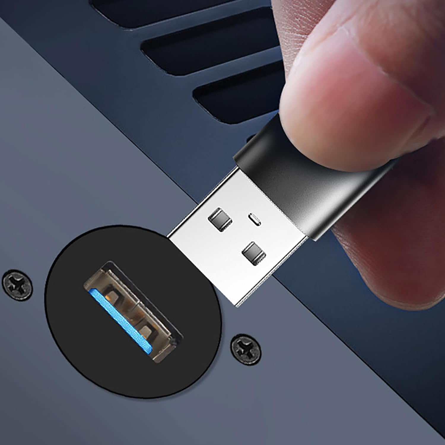 Tunghey USB3.0 D Series Panel-Mount Connector | D-USB-3.0 USB 3.0 Pass through Connector (10Pack)