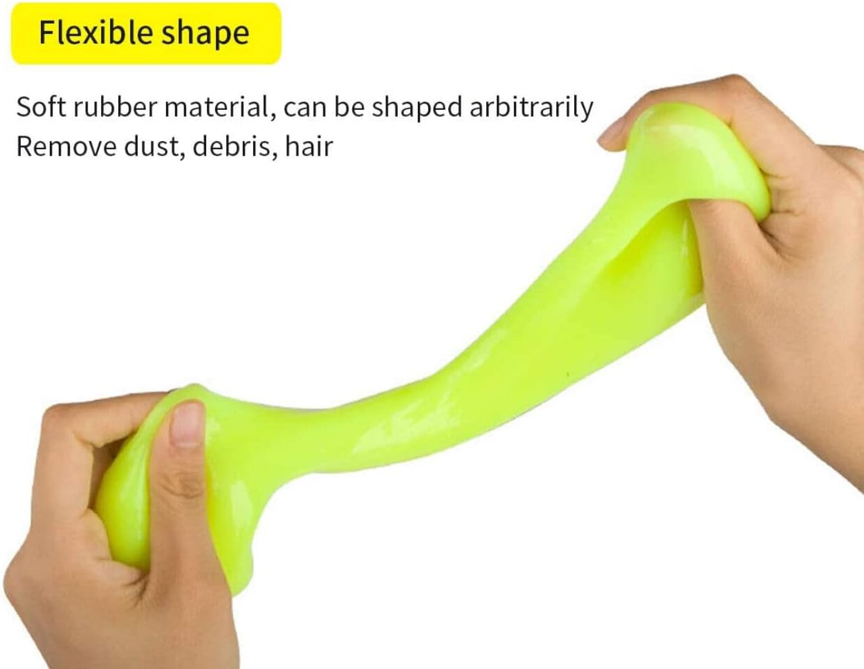 Dust Dirt Cleaning Gel Slime Super Clean Magic Car Laptop Keyboard Home Cleaner, Reusable Keyboard Cleaner, Safe on All Surfaces image number 5