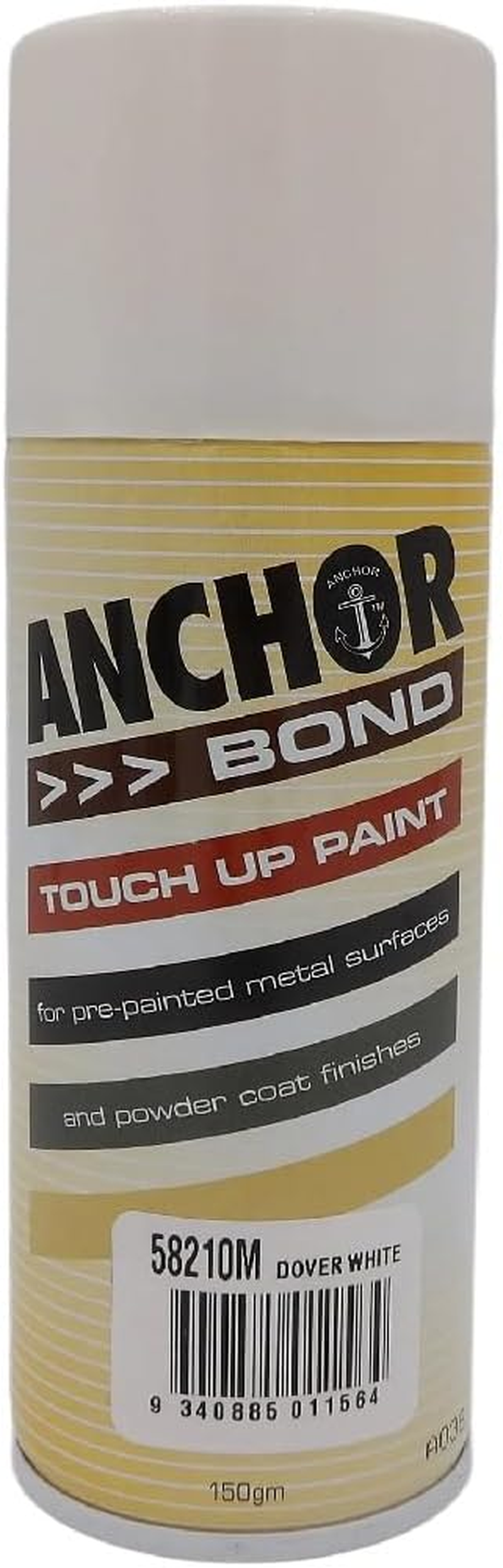 Anchor Bond Touch-Up Spray Paint 150 G, Dover White/Bulla White