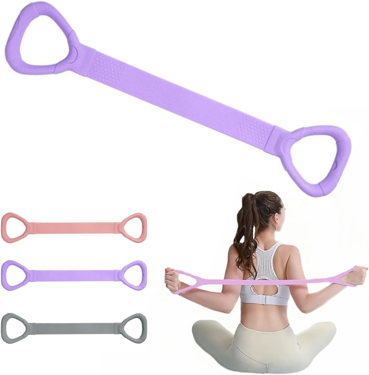 Shoyisenka the 8-Shaped Resistance Band Is Suitable for Both Men and Women and Is Ideal for Arm and Back Training - Home Fitness Equipment.