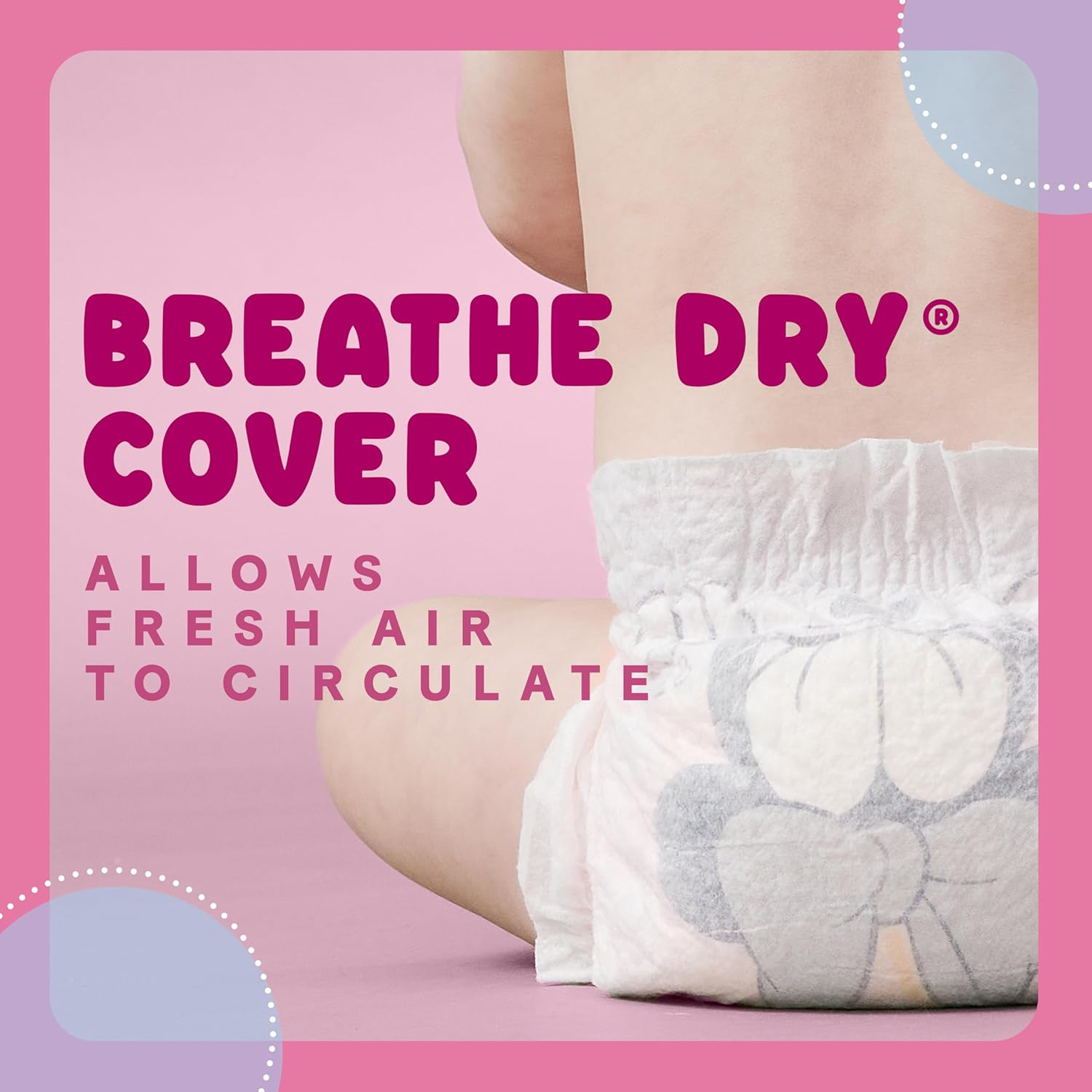 Huggies Ultra Dry Nappies Girls Size 4 (10-15Kg) 144 Count - One Month Supply (Packaging May Vary) image number 3