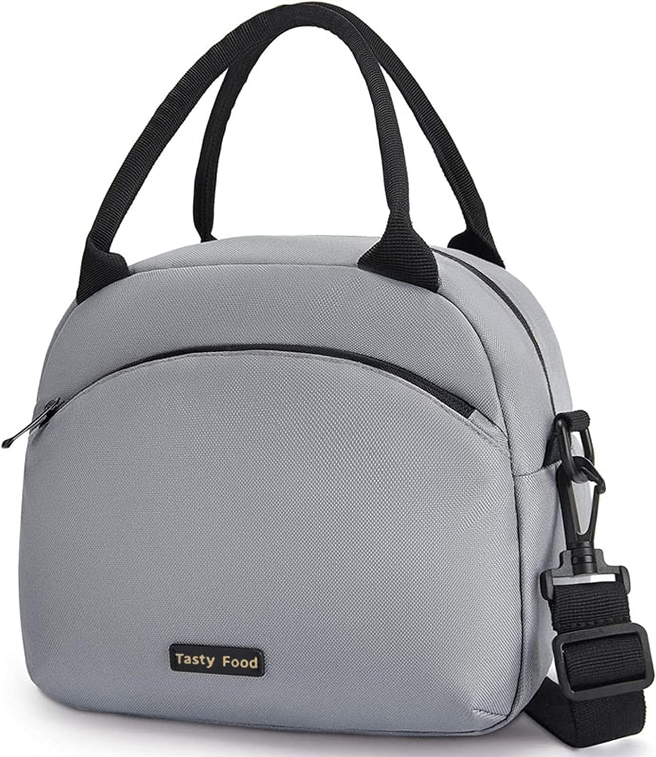 Lunch Bag Women Insulated Lunch Bag for Men Waterproof Lunch Cooler Bag Insulated Lunch Box for Women Portable Reusable Lunch Bag,With Adjustable Straps Can Be Used for Work,Picnic (Grey) image number 6