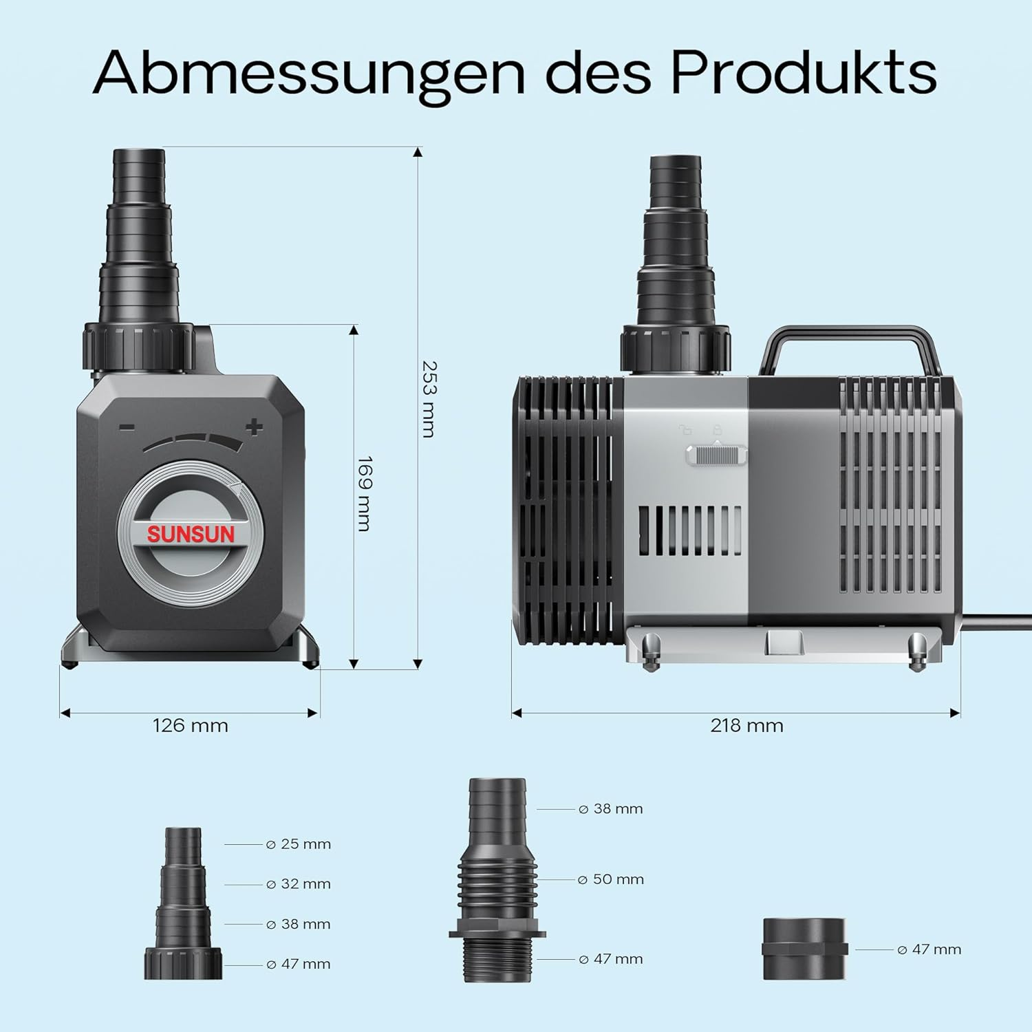 GRECH CTP Series Supereco Pond Pump Circulation Filter Pump (CTP-12000) image number 5