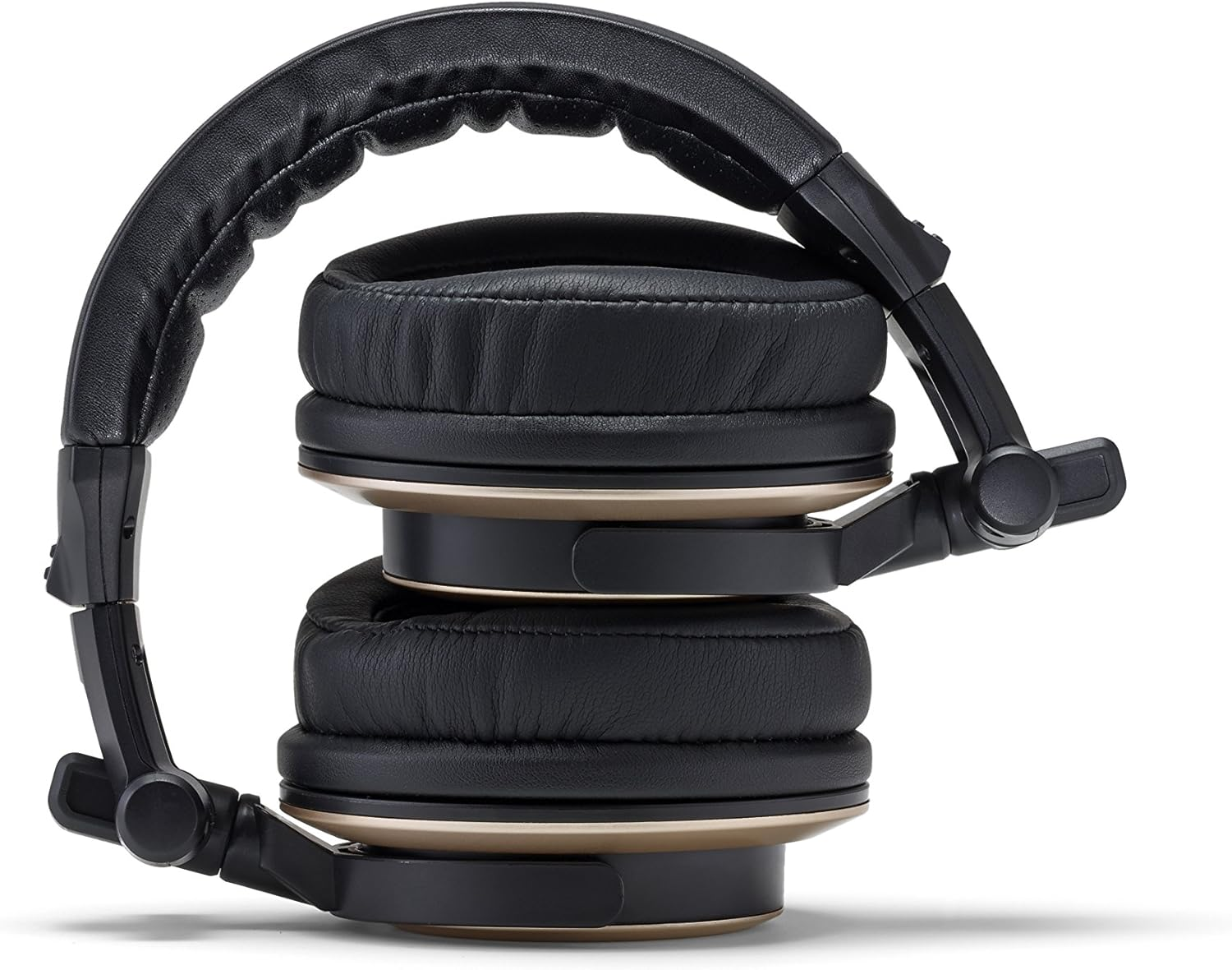 Status Audio CB-1 Closed Back Studio Monitor Headphones with 50Mm Drivers - for Music Production, Mixing, Mastering and Audiophile Use (Black & Gold) image number 2