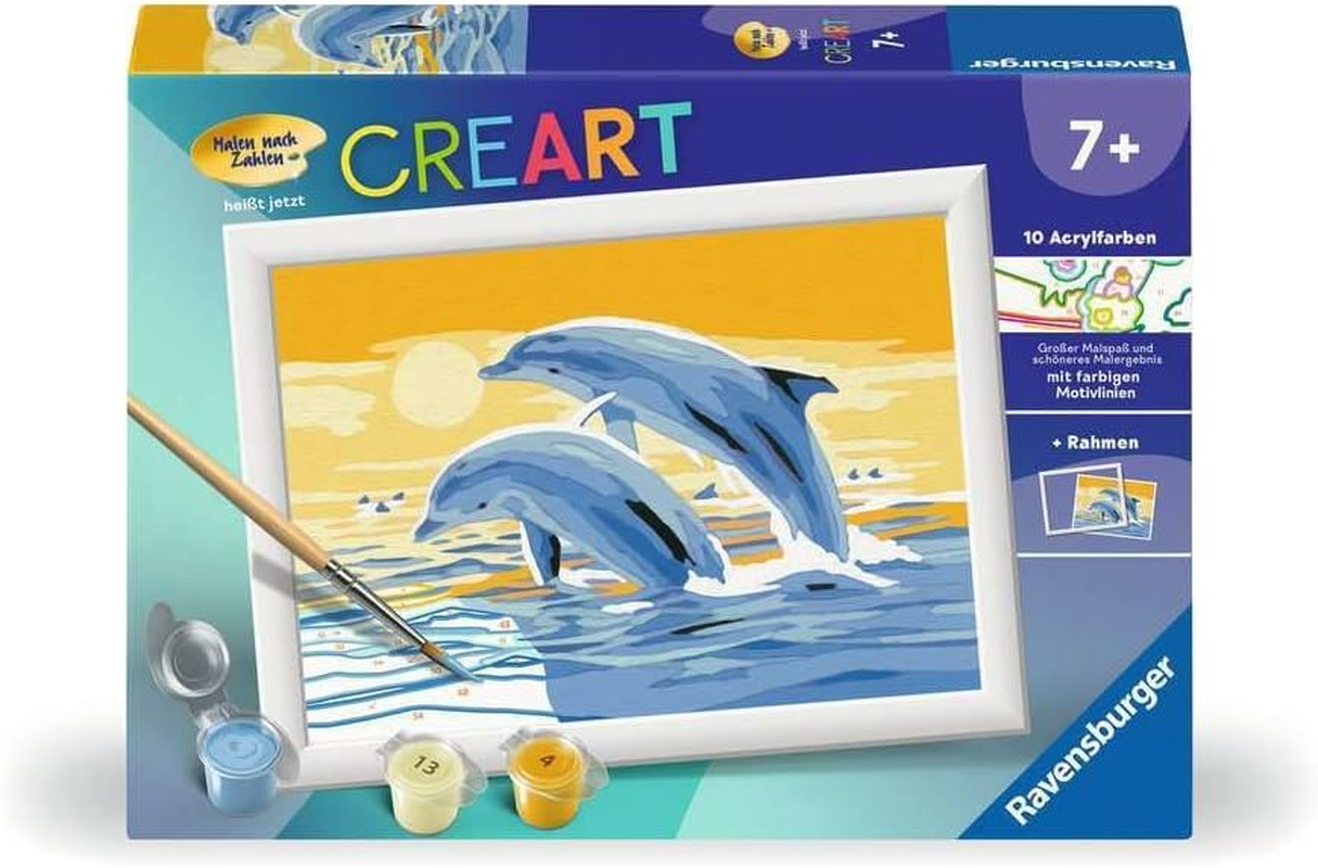 Freunde Des Meeres. Malen Nach Zahlen Serie E