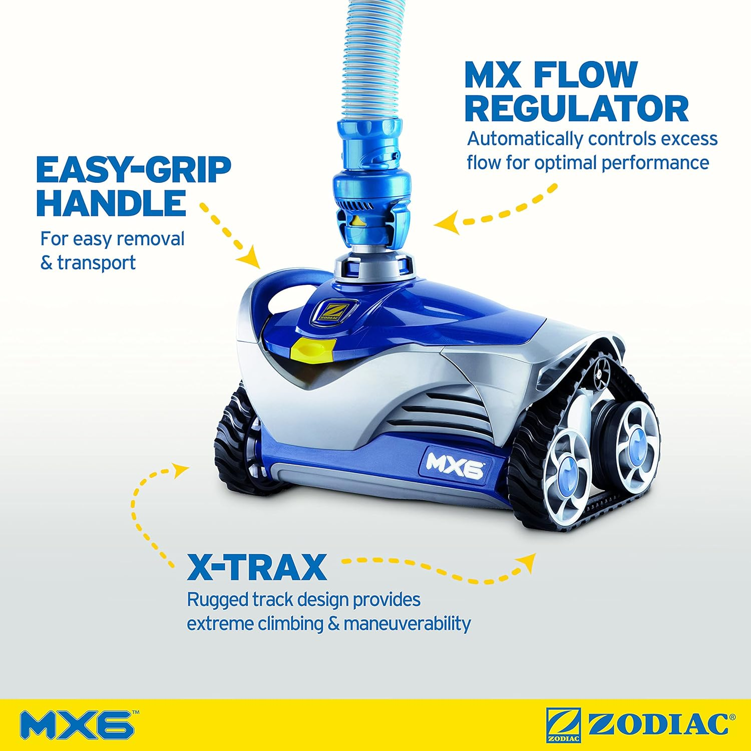 Zodiac MX6 Automatic Suction-Side Pool Cleaner Vacuum for In-Ground Pools image number 4