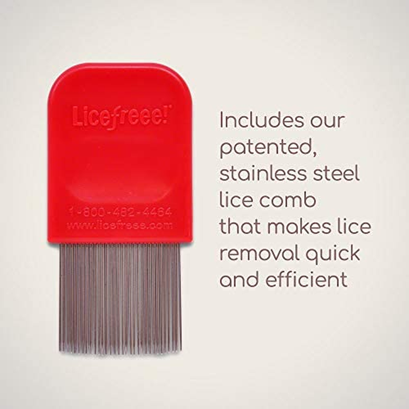 Licefreee Spray, Instant Head Lice Treatment Spray Bottle with Metal Comb, 6-Ounce image number 6
