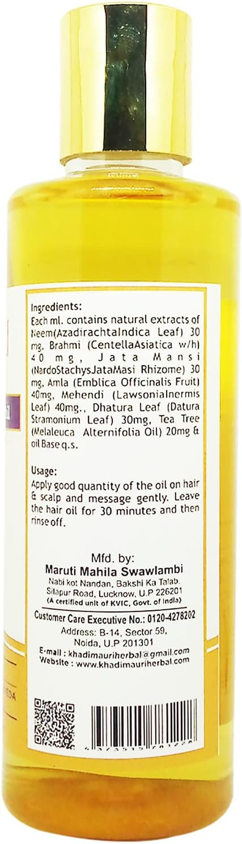 Khadi Mauri anti Hairfall Hair Oil - Pack of 1 (210 Ml) image number 1